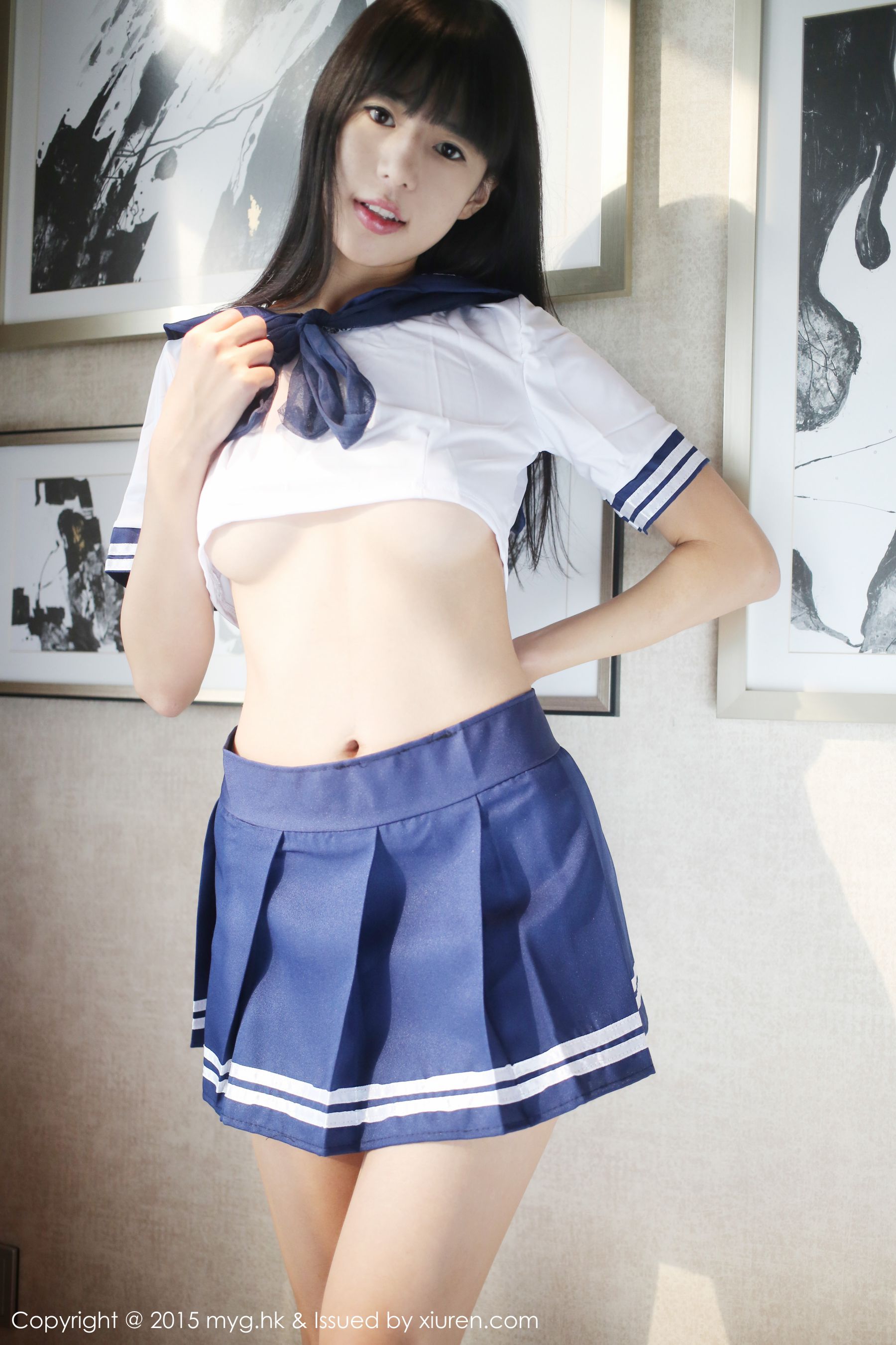 Ellie艾栗栗《水手服私房诱惑》 美媛馆 Vol.184插图6