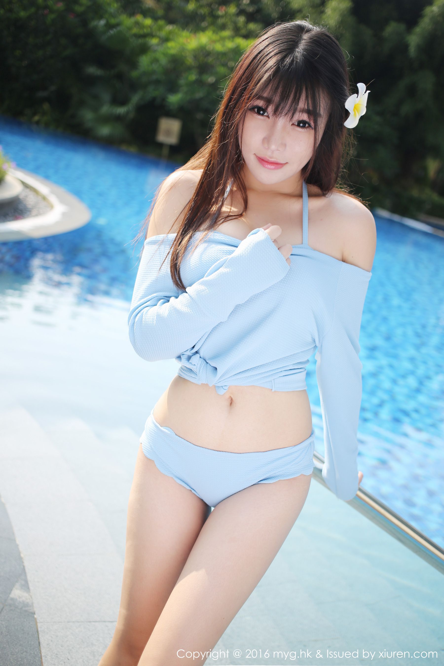 芝芝Booty《三亚旅拍》清新妹子的诱惑 美媛馆 Vol.224插图1