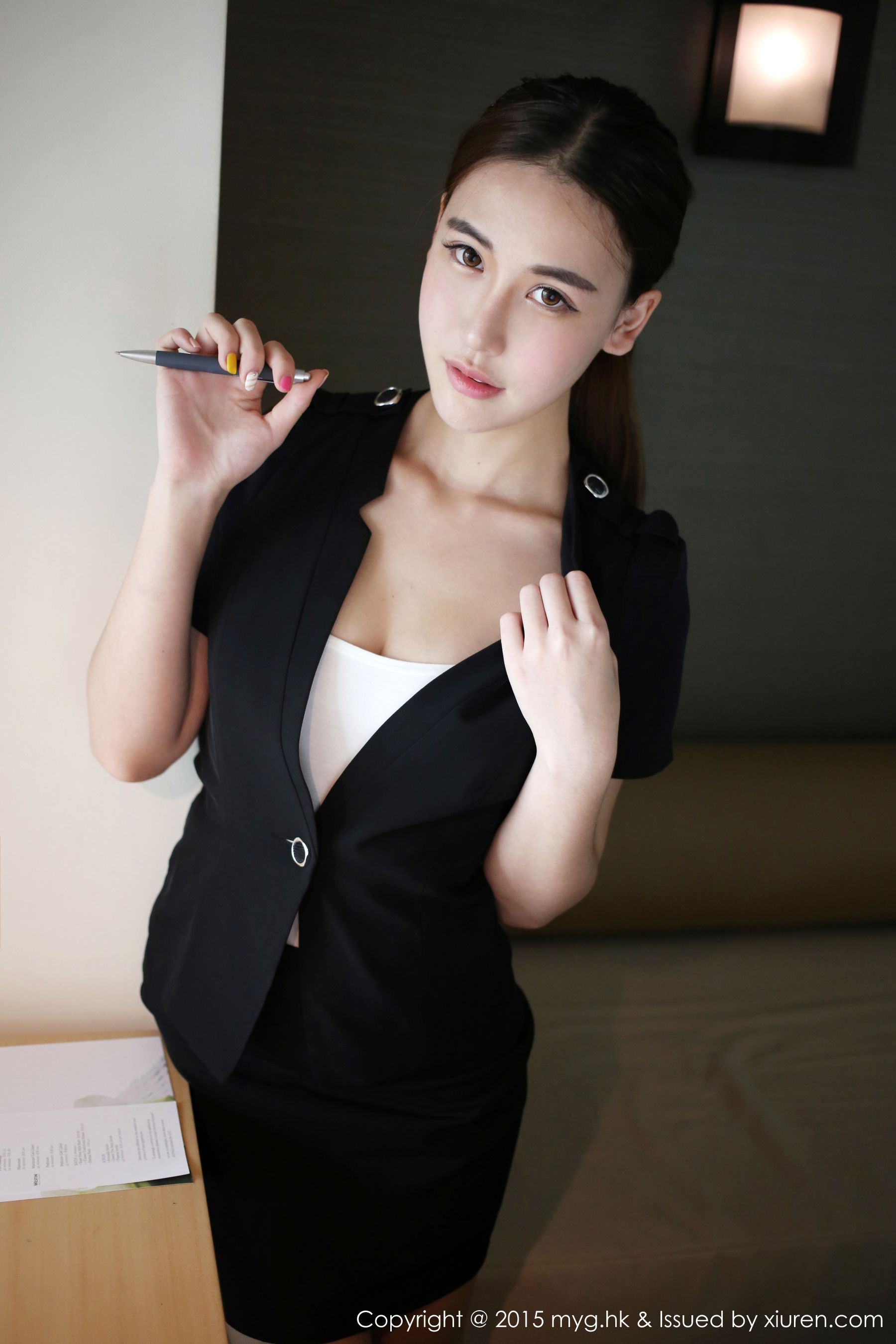 熊吖BOBO《老师制服诱惑》 美媛馆 Vol.161插图4
