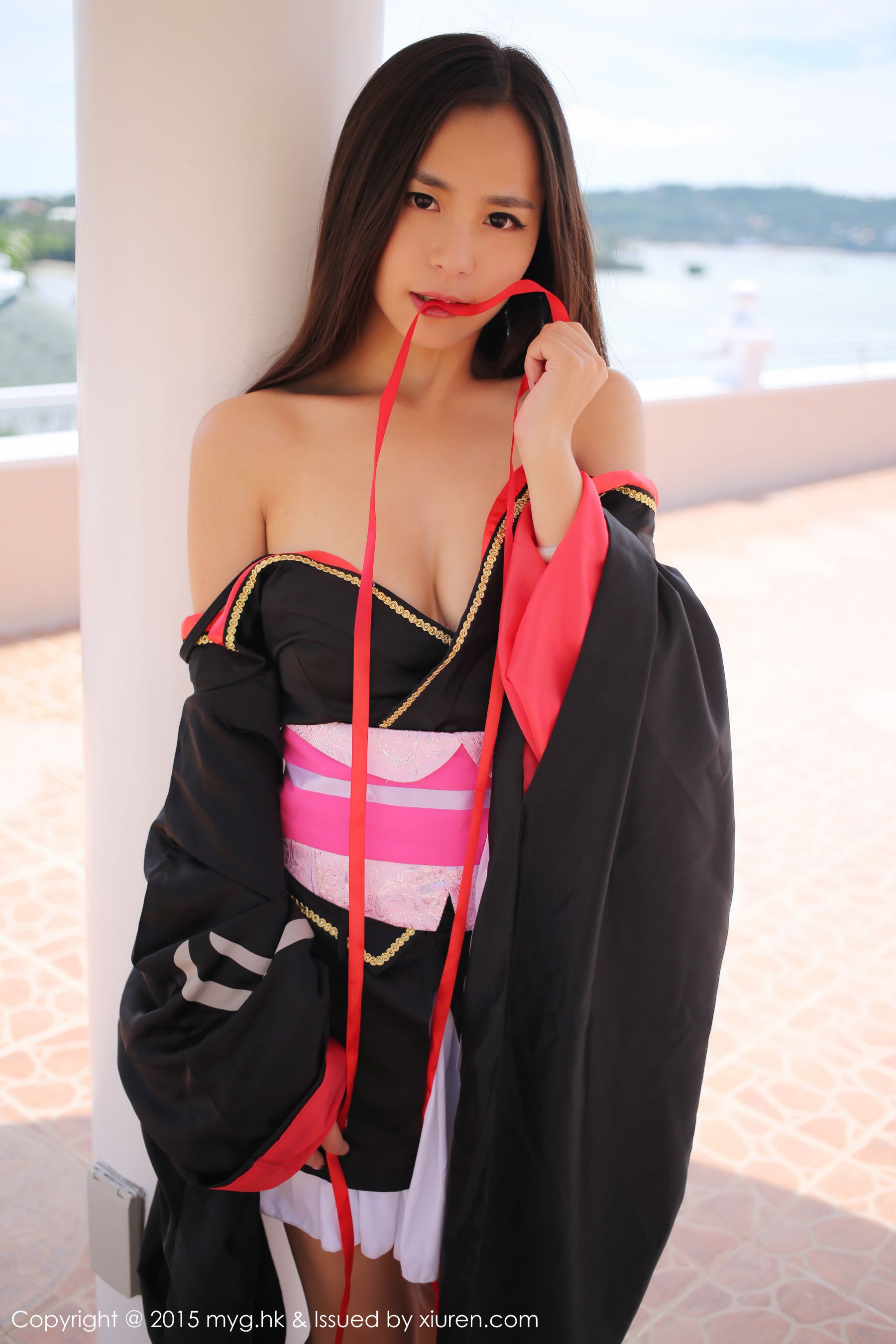 moa小姐《日本和服主题》 美媛馆 Vol.136插图1