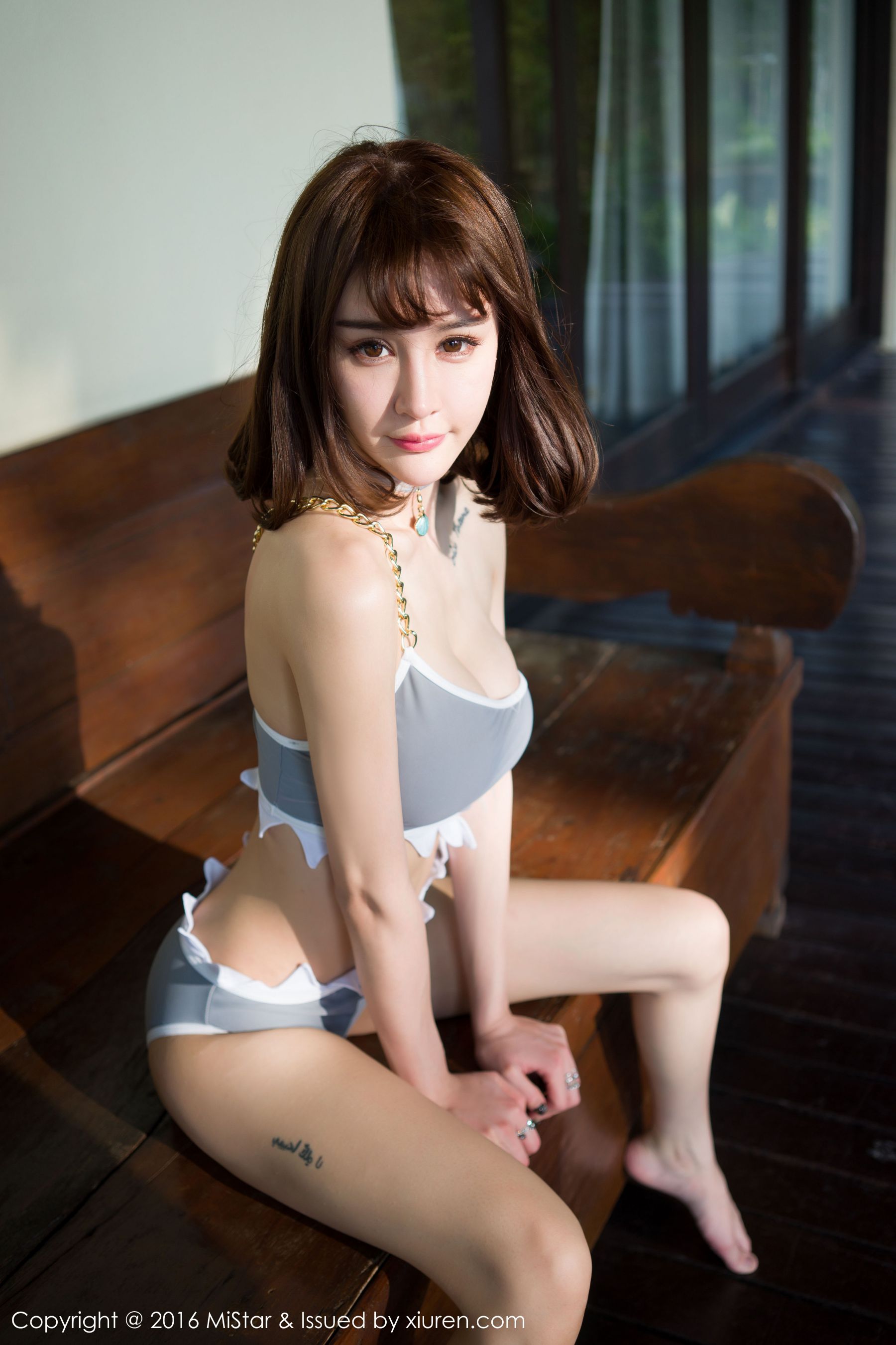 Cheryl青树《兰卡威旅拍》比基尼+校服 魅妍社 Vol.076