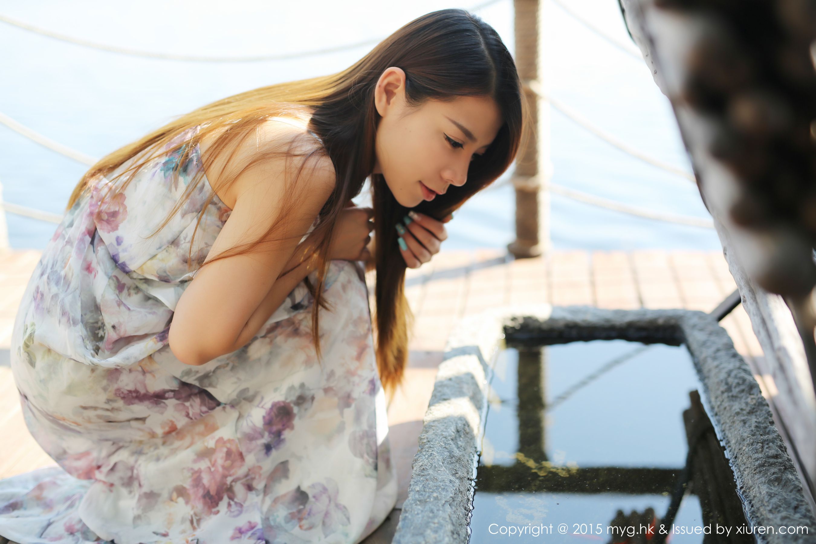 Vetiver嘉宝贝儿《小清新唯美长裙+牛仔装》 美媛馆 Vol.106插图7