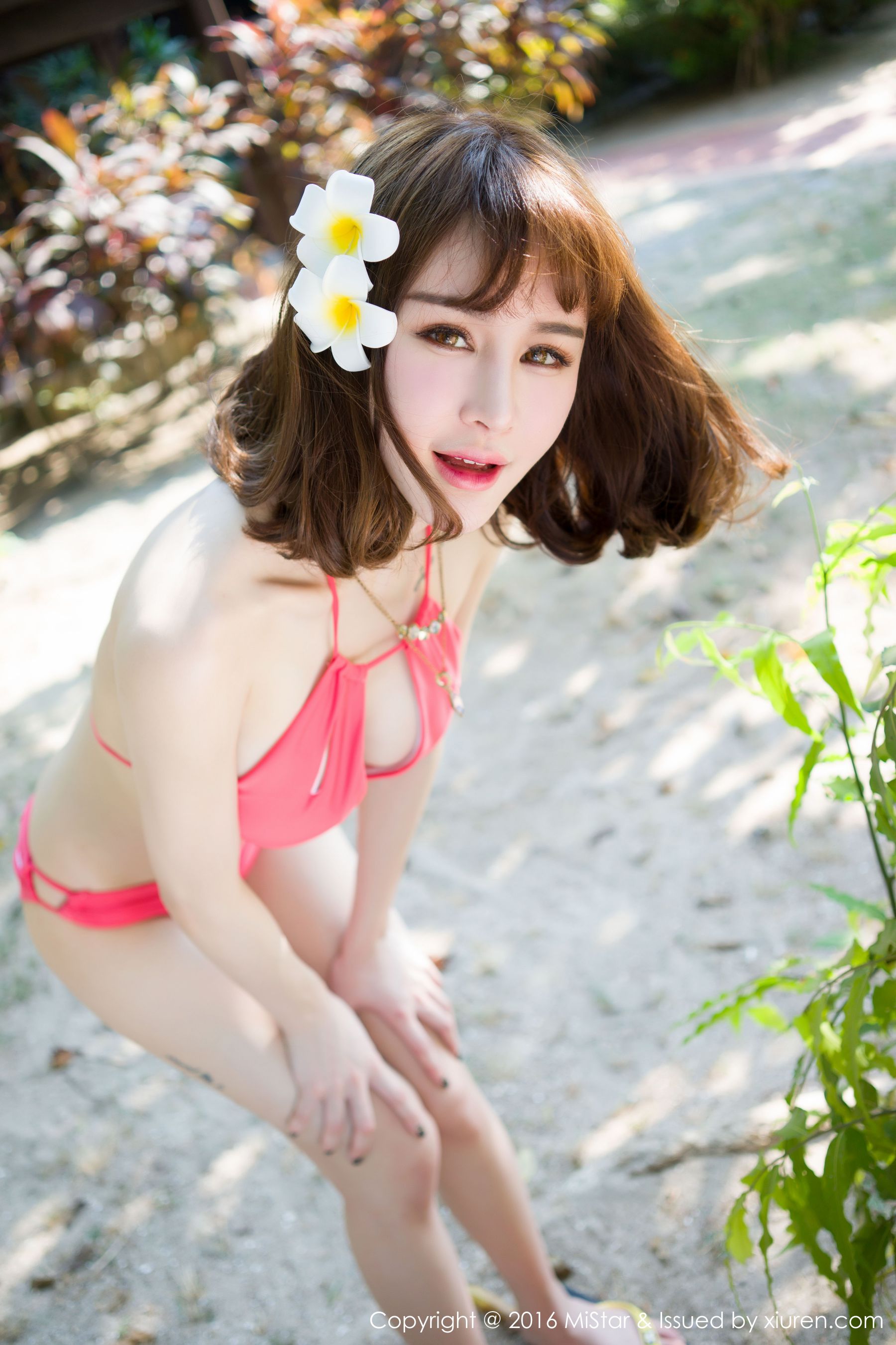 Cheryl青树《性感比基尼、魅惑浴袍、小清新长裙》 魅妍社 Vol.102插图9