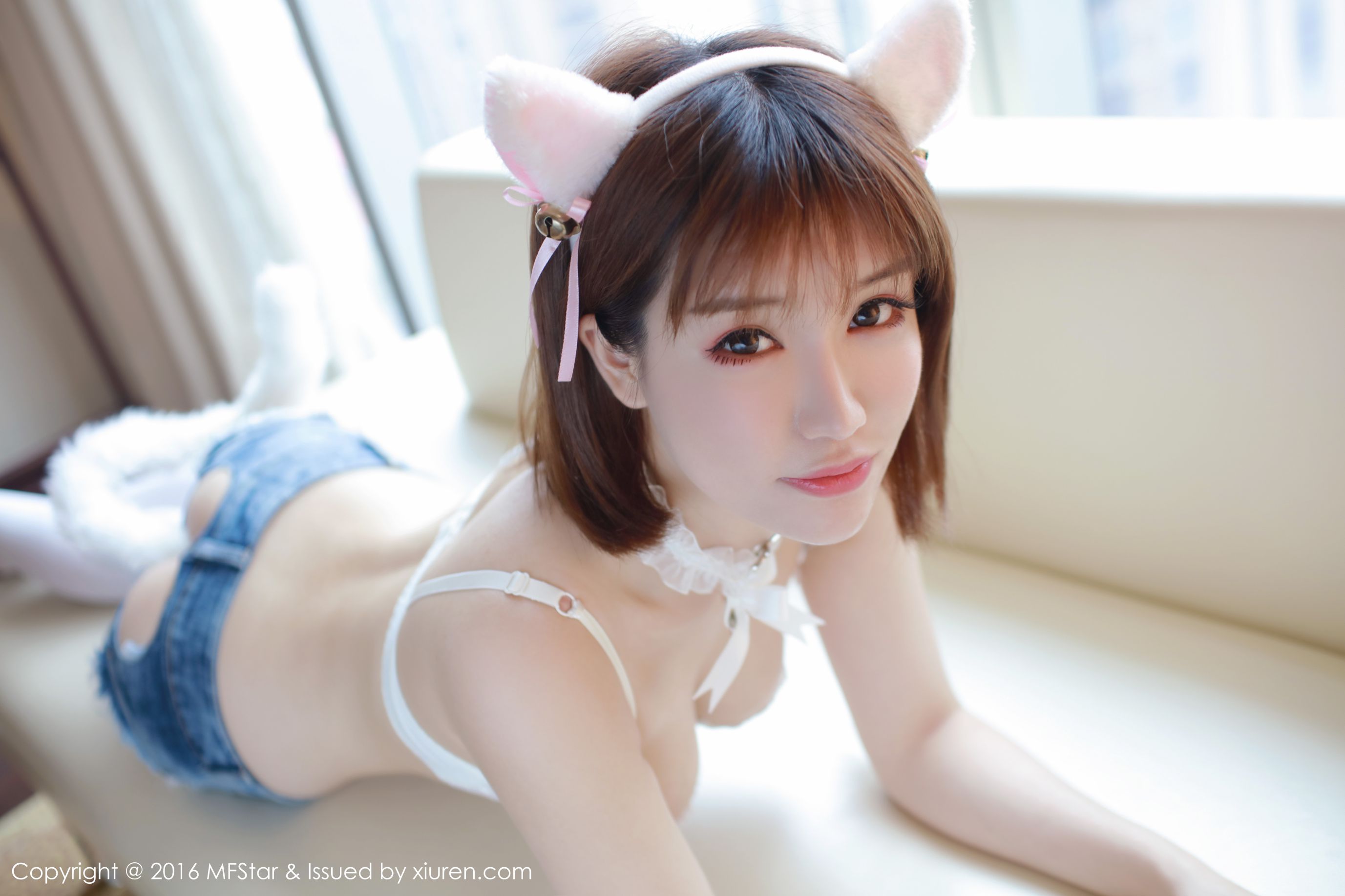K8傲娇萌萌Vivian《魅惑狐狸与性感比基尼》 模范学院 Vol.071插图4