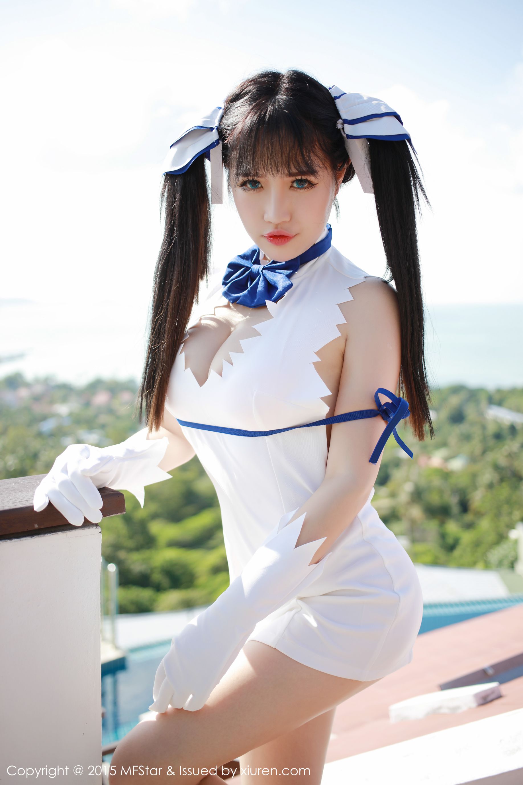 徐cake《苏梅旅拍》COSPLAY+性感泳装 模范学院 Vol.036