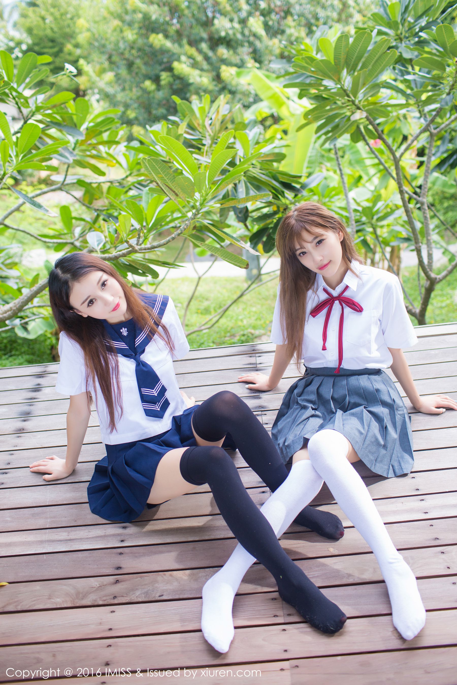 赵小米Kitty、sugar小甜心CC《闺蜜》 爱蜜社IMiss Vol.133插图2