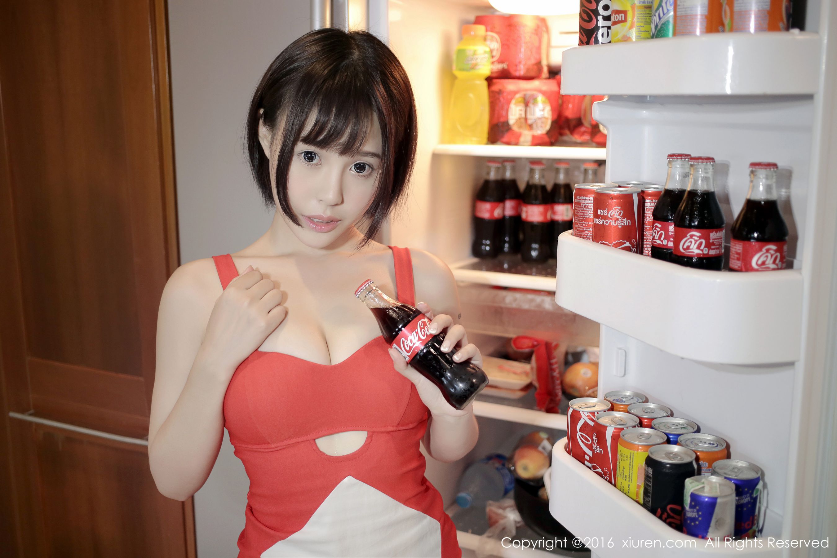 Evelyn艾莉《小红裙》 秀人网 No.665插图7