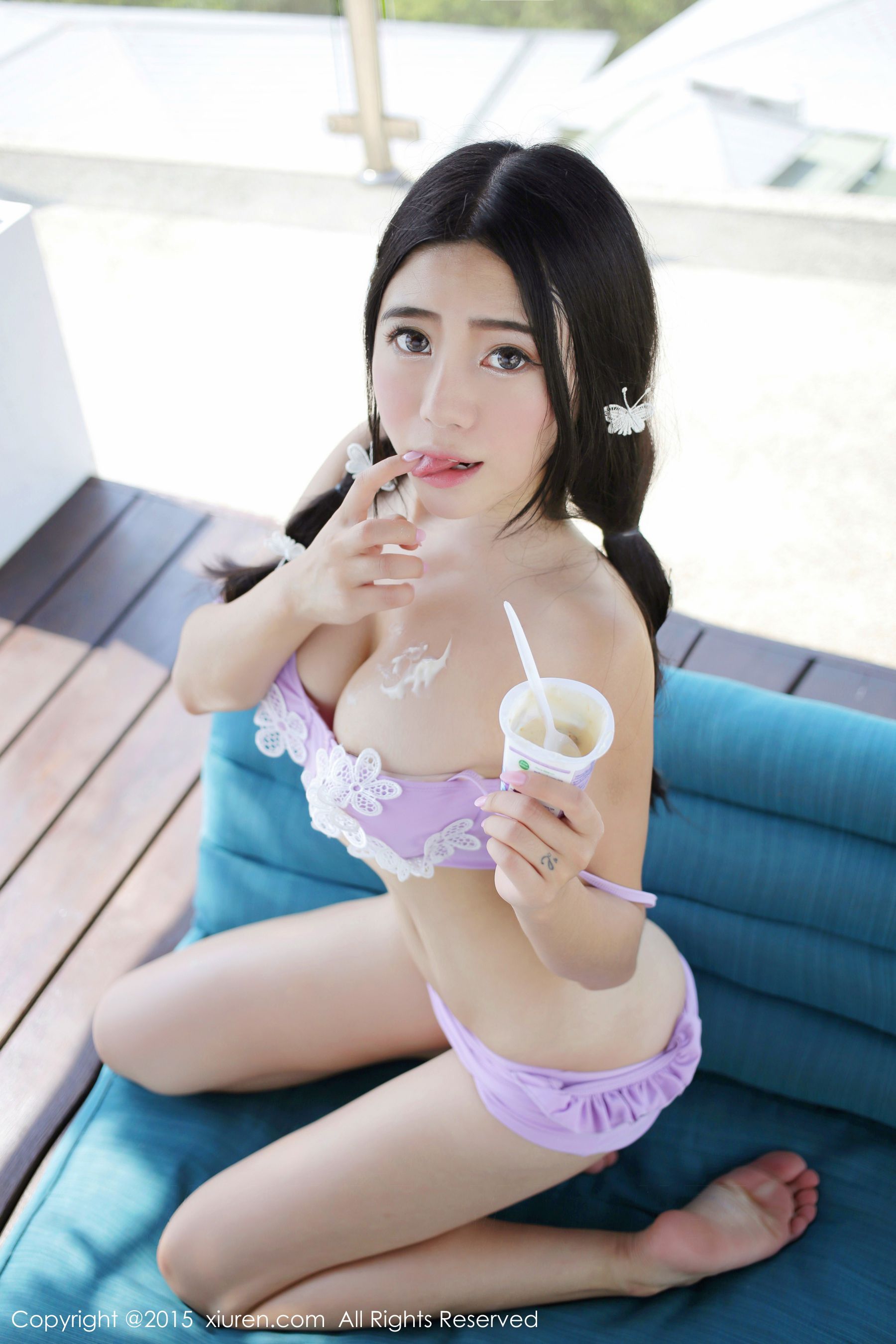 兜豆靓Youlina《苏梅旅拍》比基尼+COS猫女 秀人网 No.445插图8