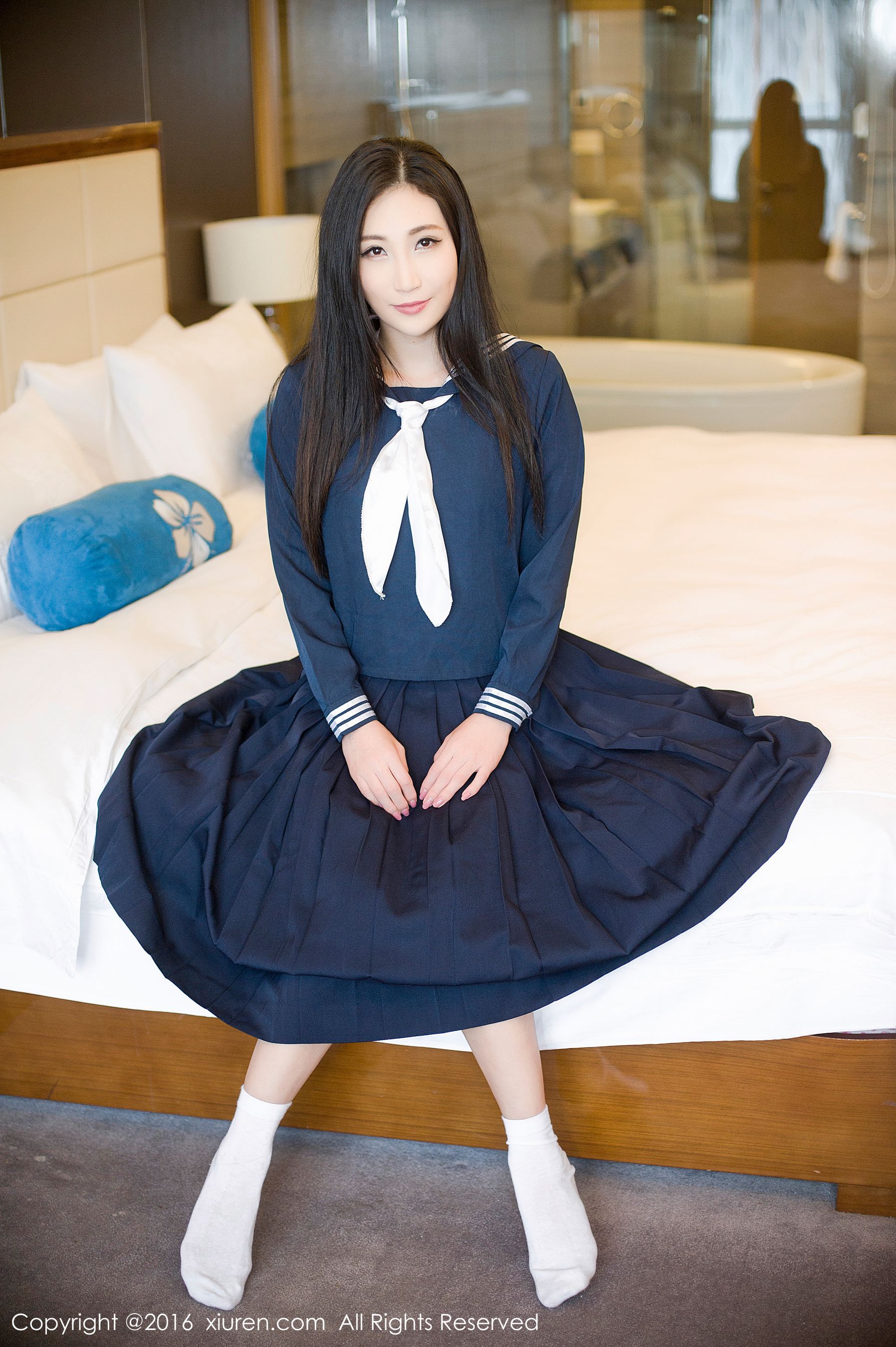 Wendy智秀《日系不良校服、婀娜粉色芭蕾服》 秀人网 No.654