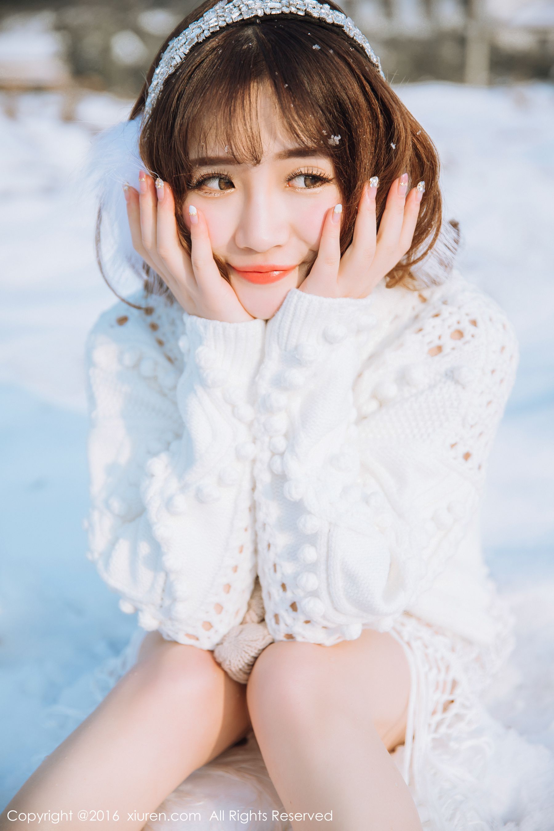 徐cake《新春雪景套图》 秀人网 No.484插图5