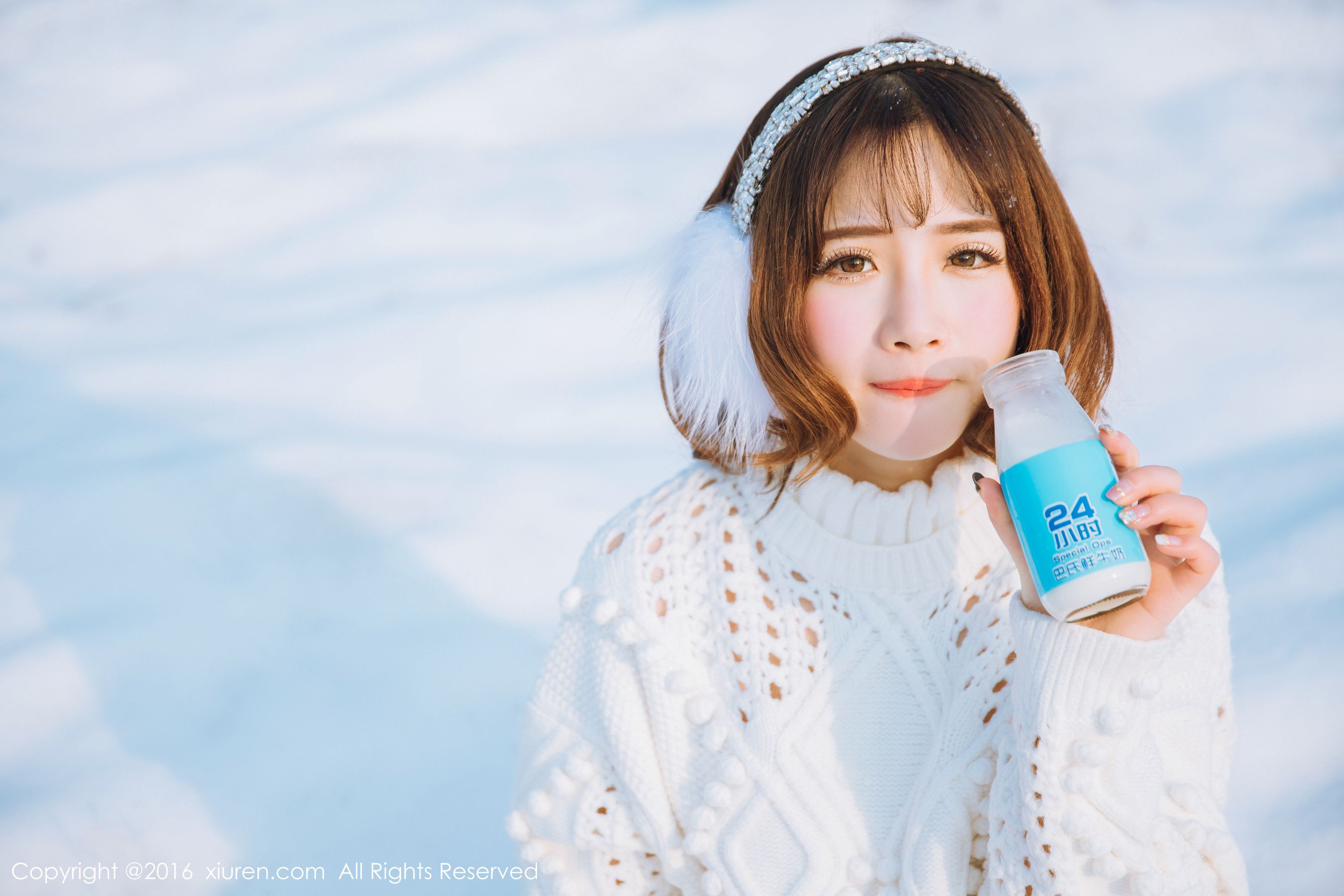 徐cake《新春雪景套图》 秀人网 No.484插图8