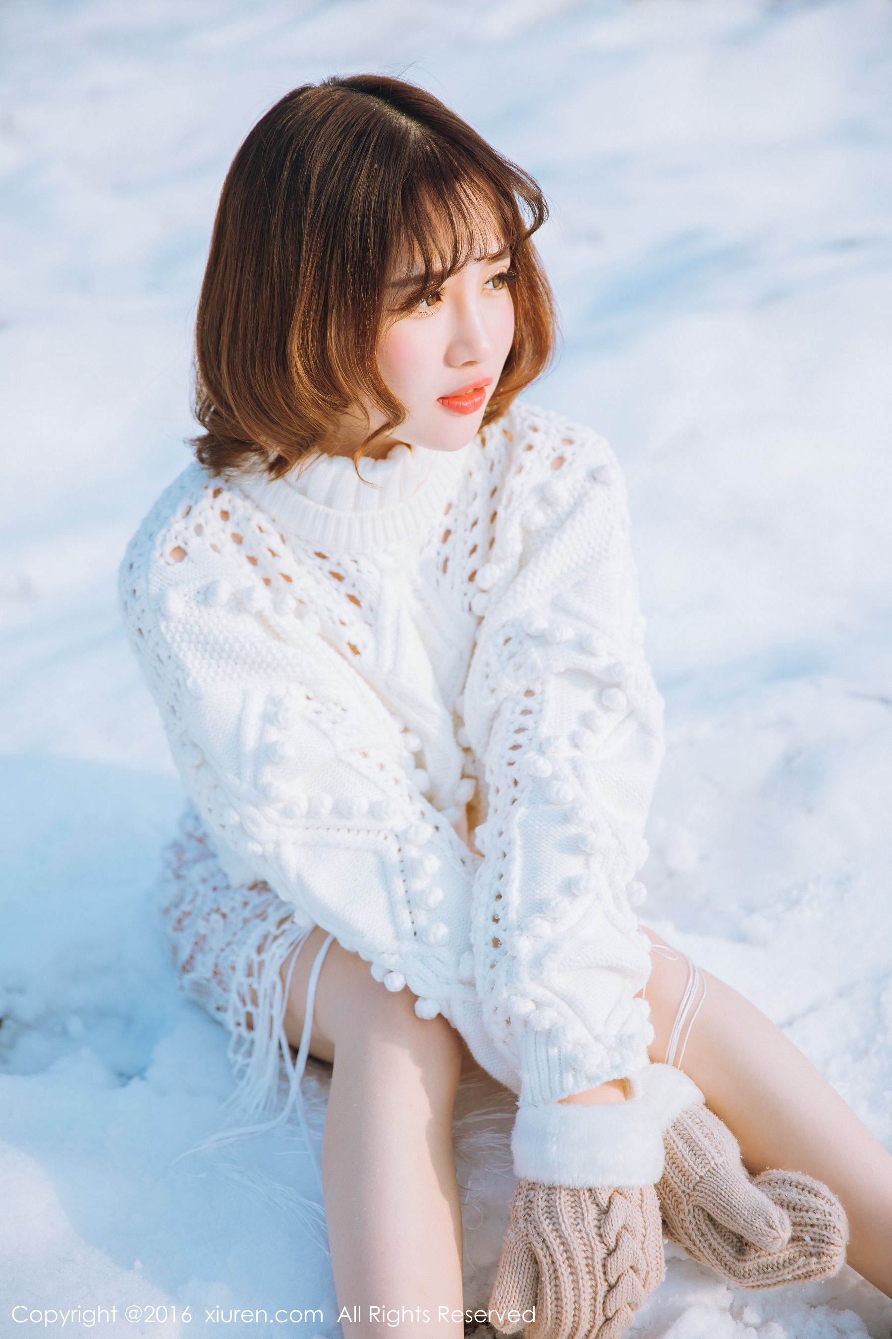 徐cake《新春雪景套图》 秀人网 No.484