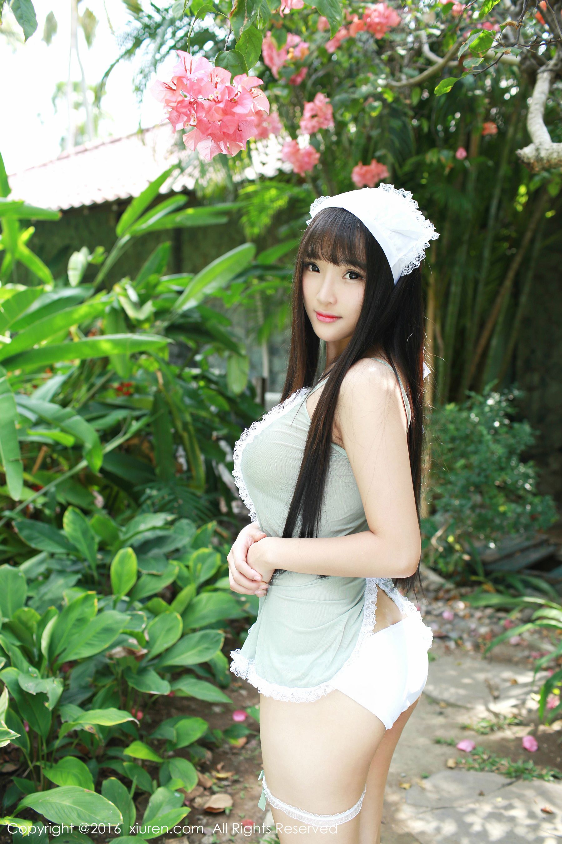 夏瑶baby《清新女仆装+可爱内衣》 秀人网 No.463插图7