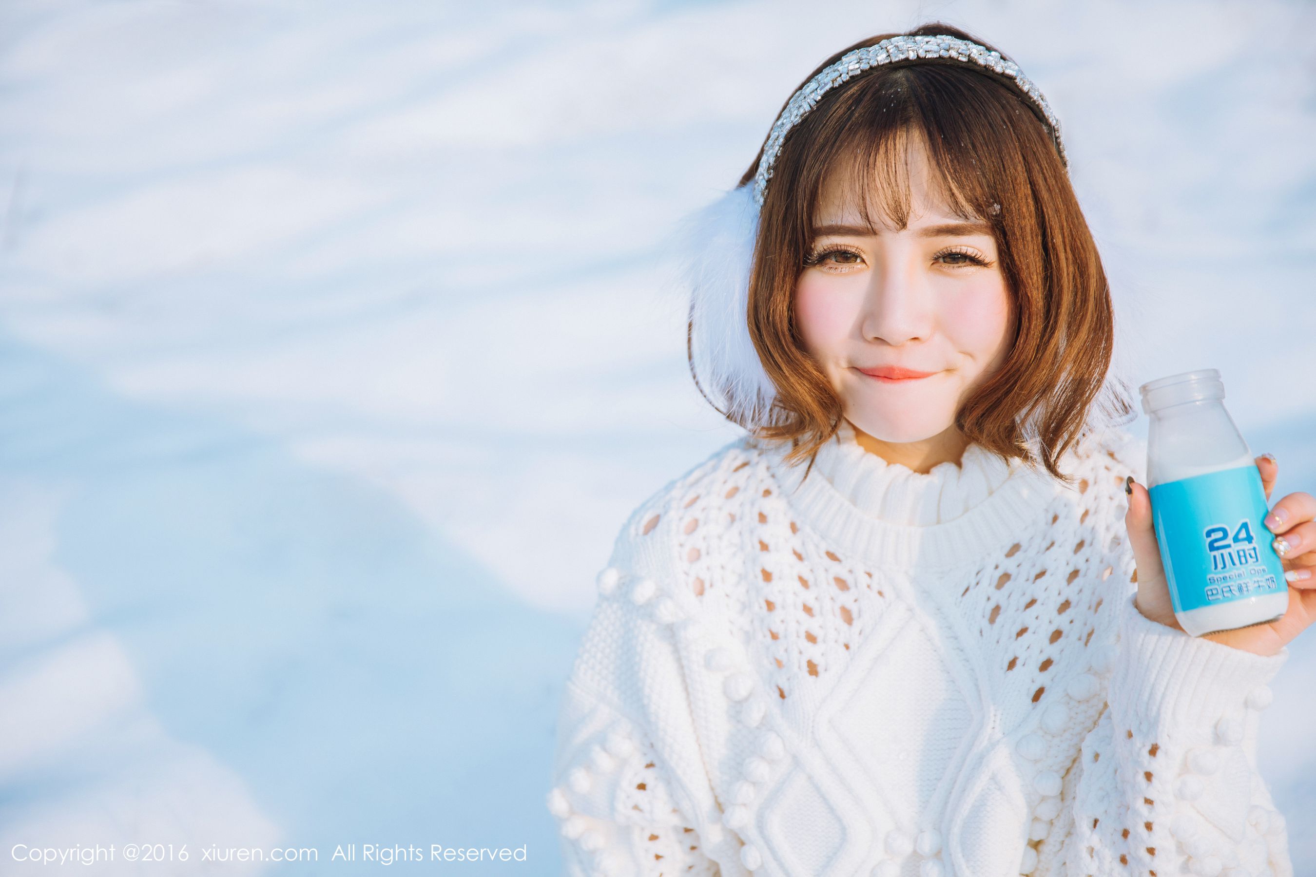 徐cake《新春雪景套图》 秀人网 No.484插图9