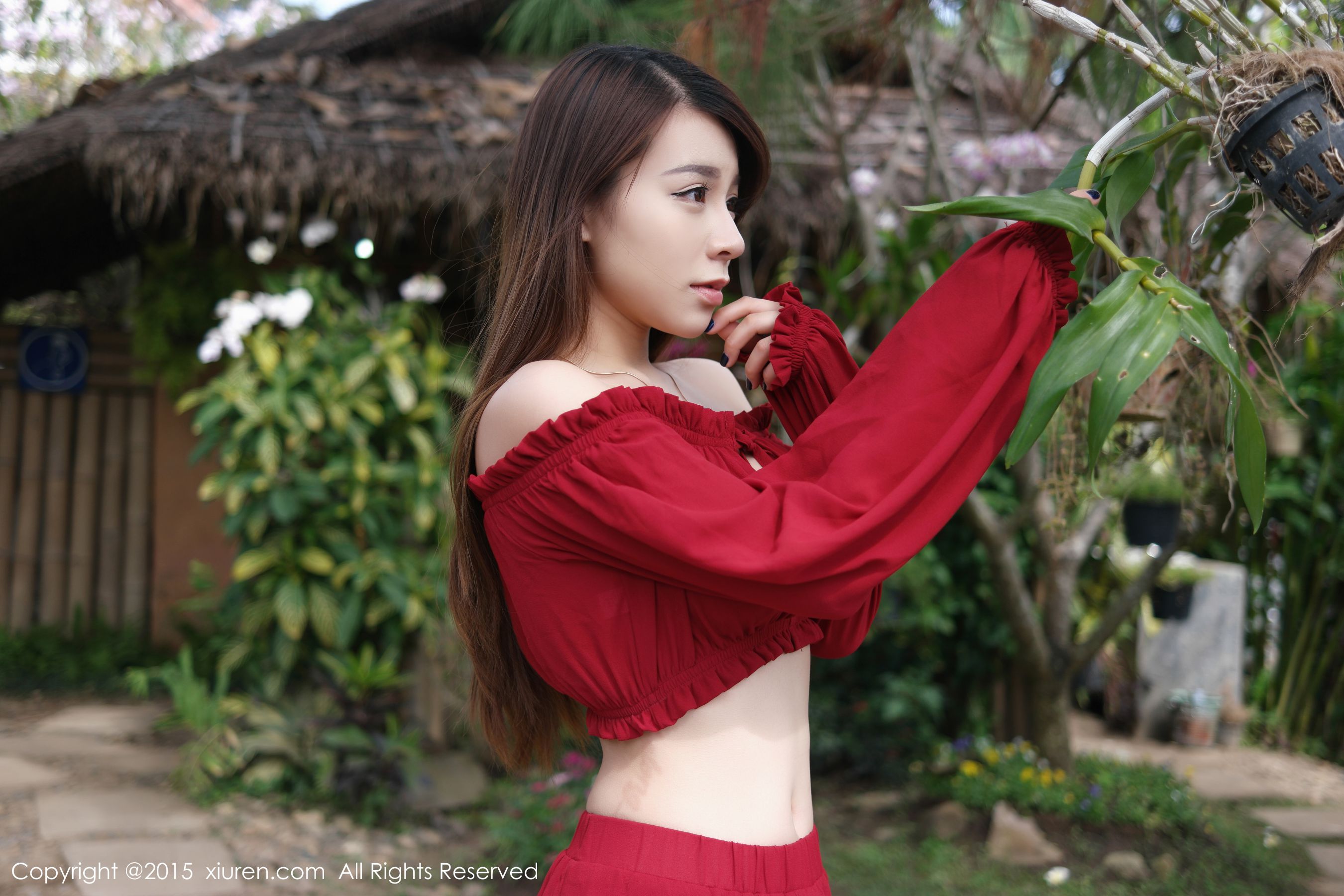 vetiver嘉宝贝儿《泰国旅拍》长裙女神系列 秀人网 No.303插图8