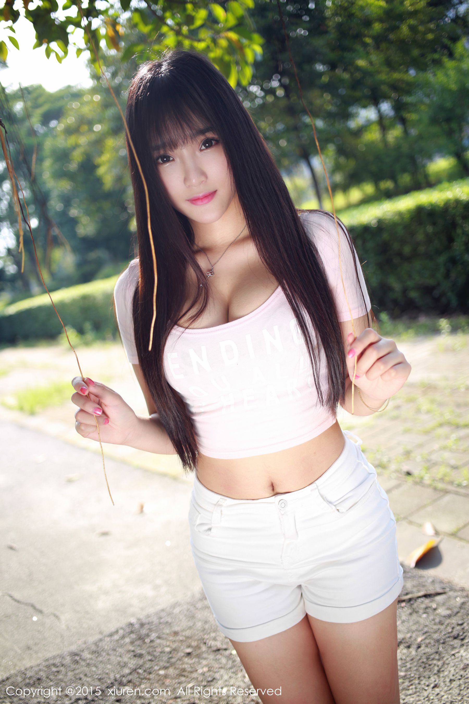 夏瑶baby《清新热裤妹子外拍》 秀人网 No.345插图7