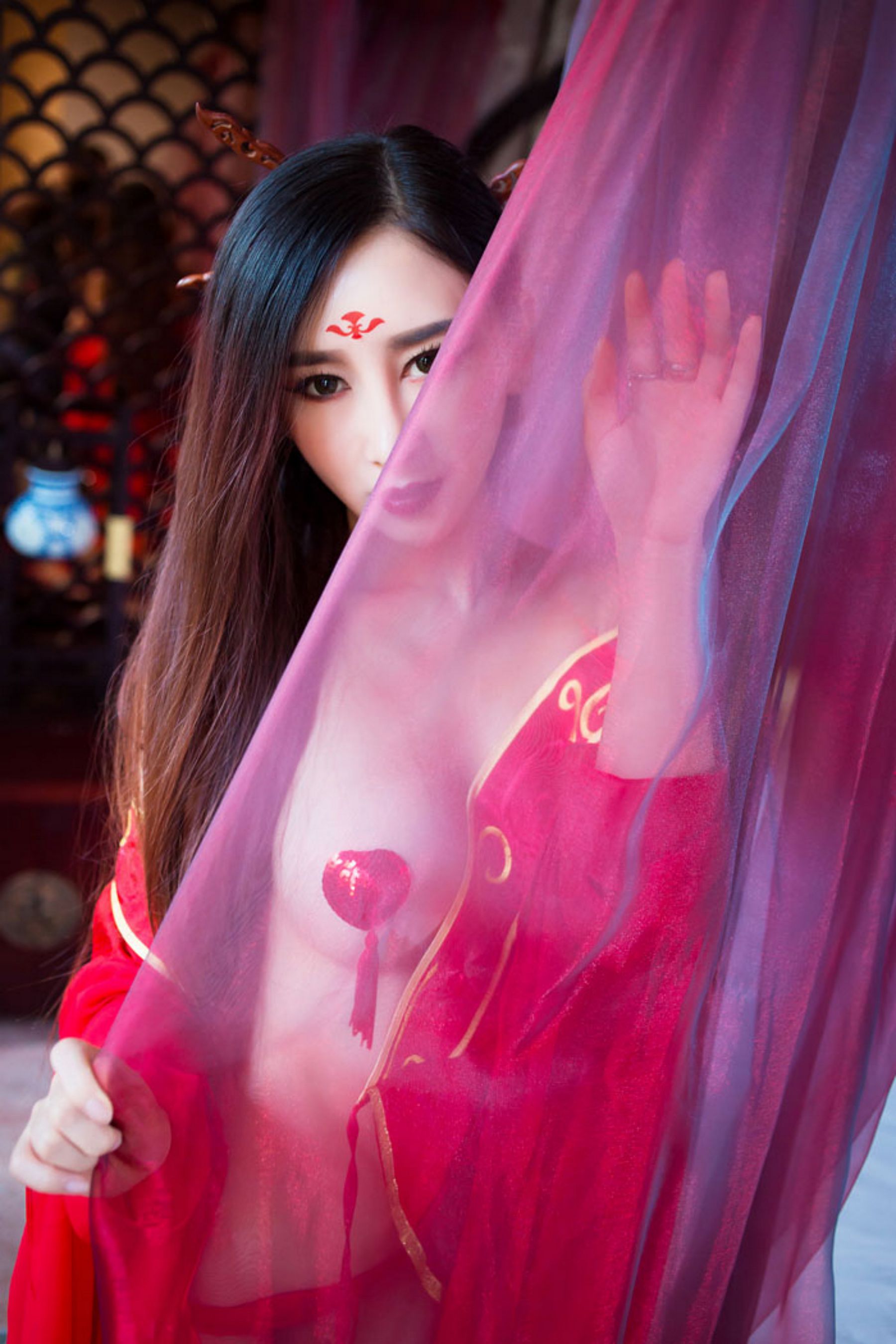 邹晶晶《花千骨 ? 魔化》COS 秀人网 No.382插图5