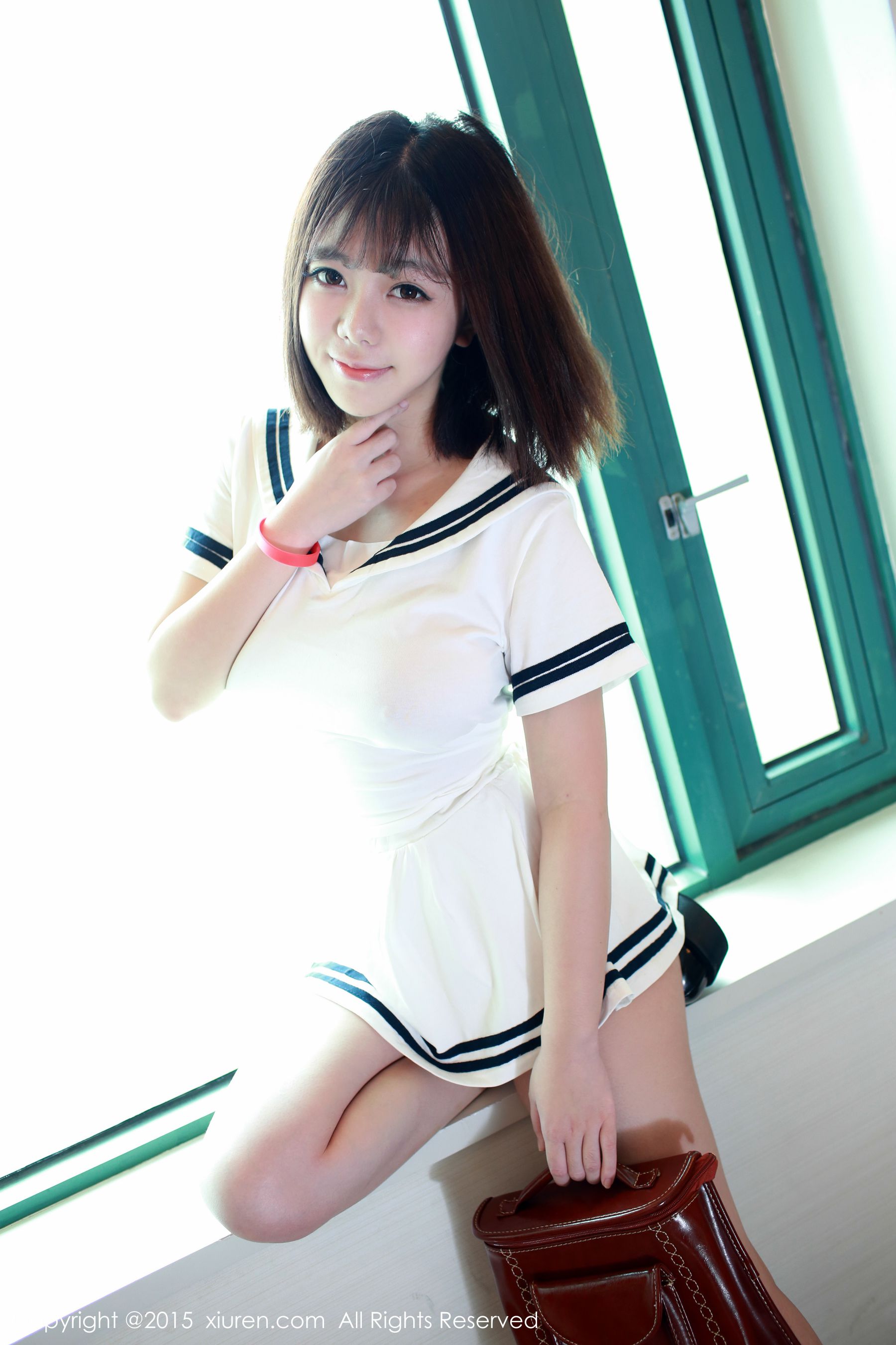 刘飞儿Faye《运动装大胸少女》 秀人网 No.390插图2
