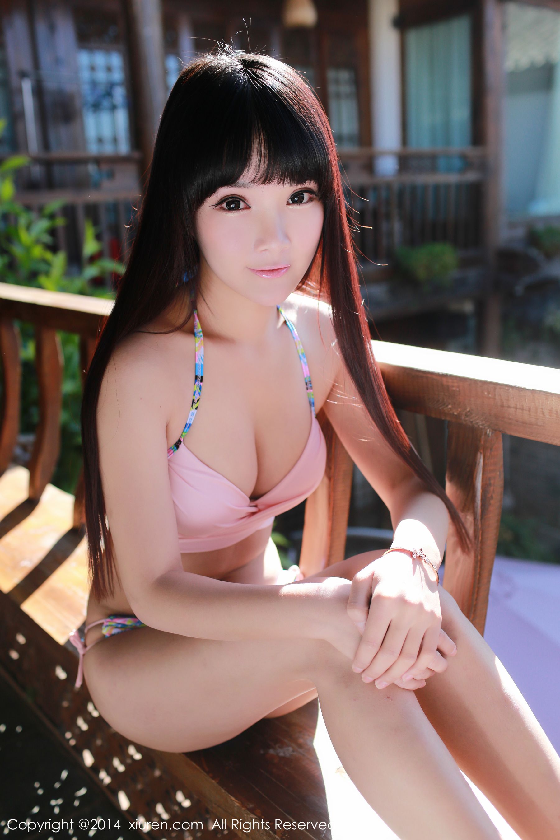 妮儿Bluelabel/刘妮《肚兜+内衣》 秀人网 No.239插图7