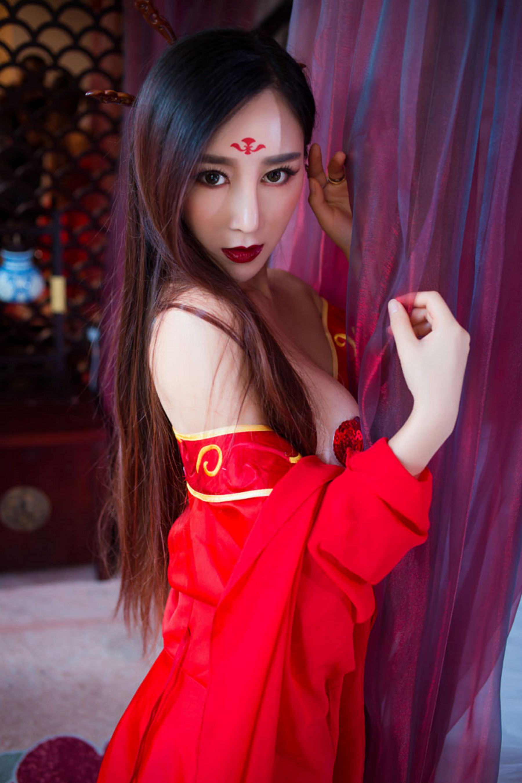 邹晶晶《花千骨 ? 魔化》COS 秀人网 No.382插图4