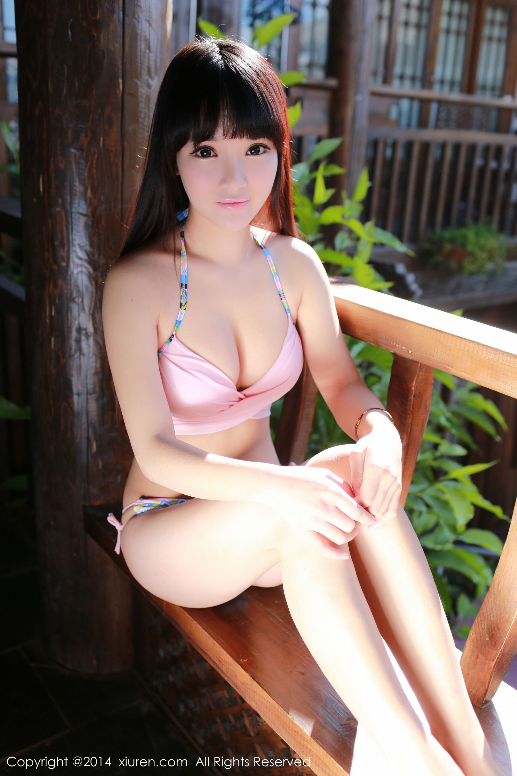 妮儿Bluelabel/刘妮《肚兜+内衣》 秀人网 No.239插图9