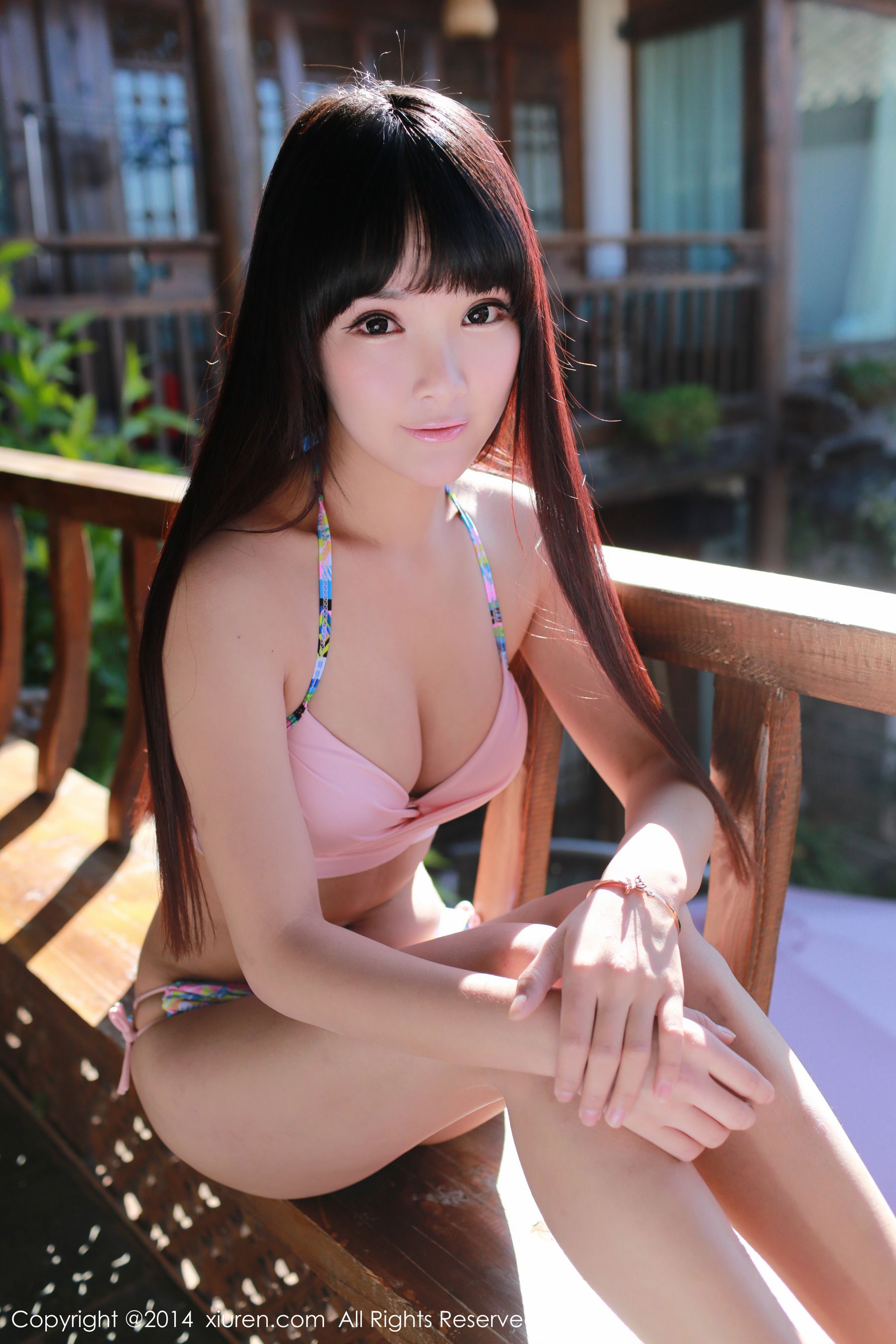 妮儿Bluelabel/刘妮《肚兜+内衣》 秀人网 No.239插图6