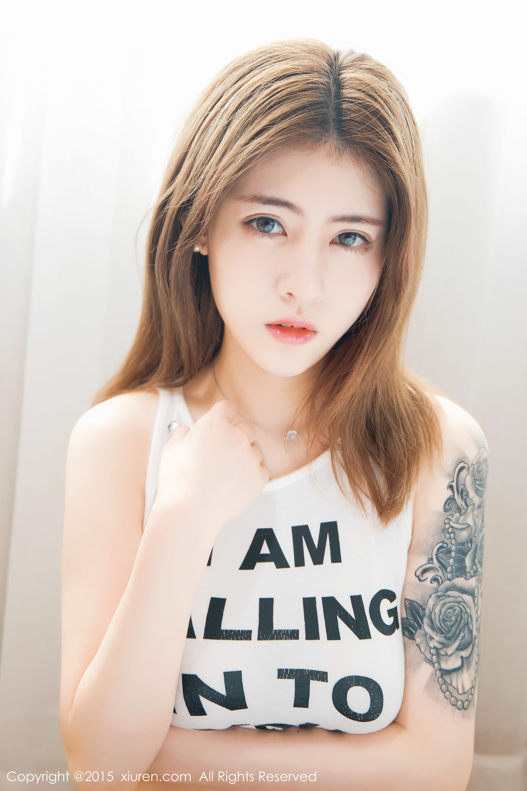 新人模特@CherryBlessU 的私房写真片 秀人网 No.384插图7