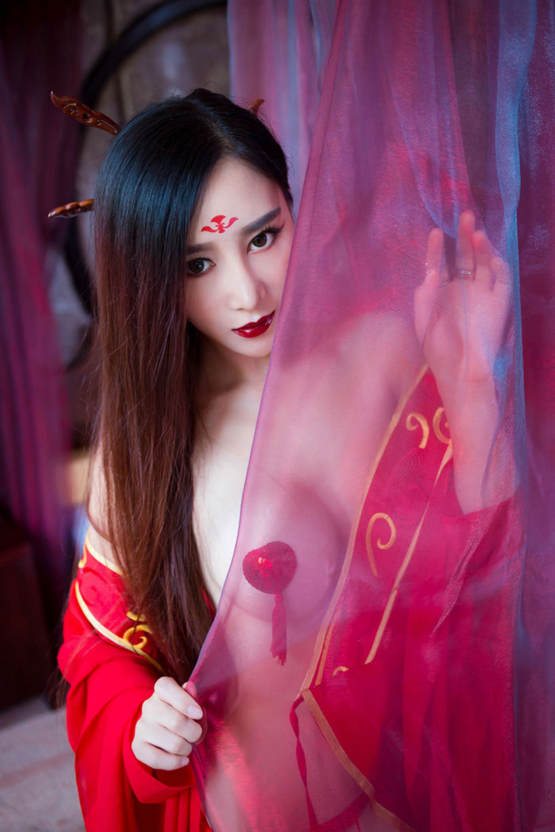 邹晶晶《花千骨 ? 魔化》COS 秀人网 No.382插图6