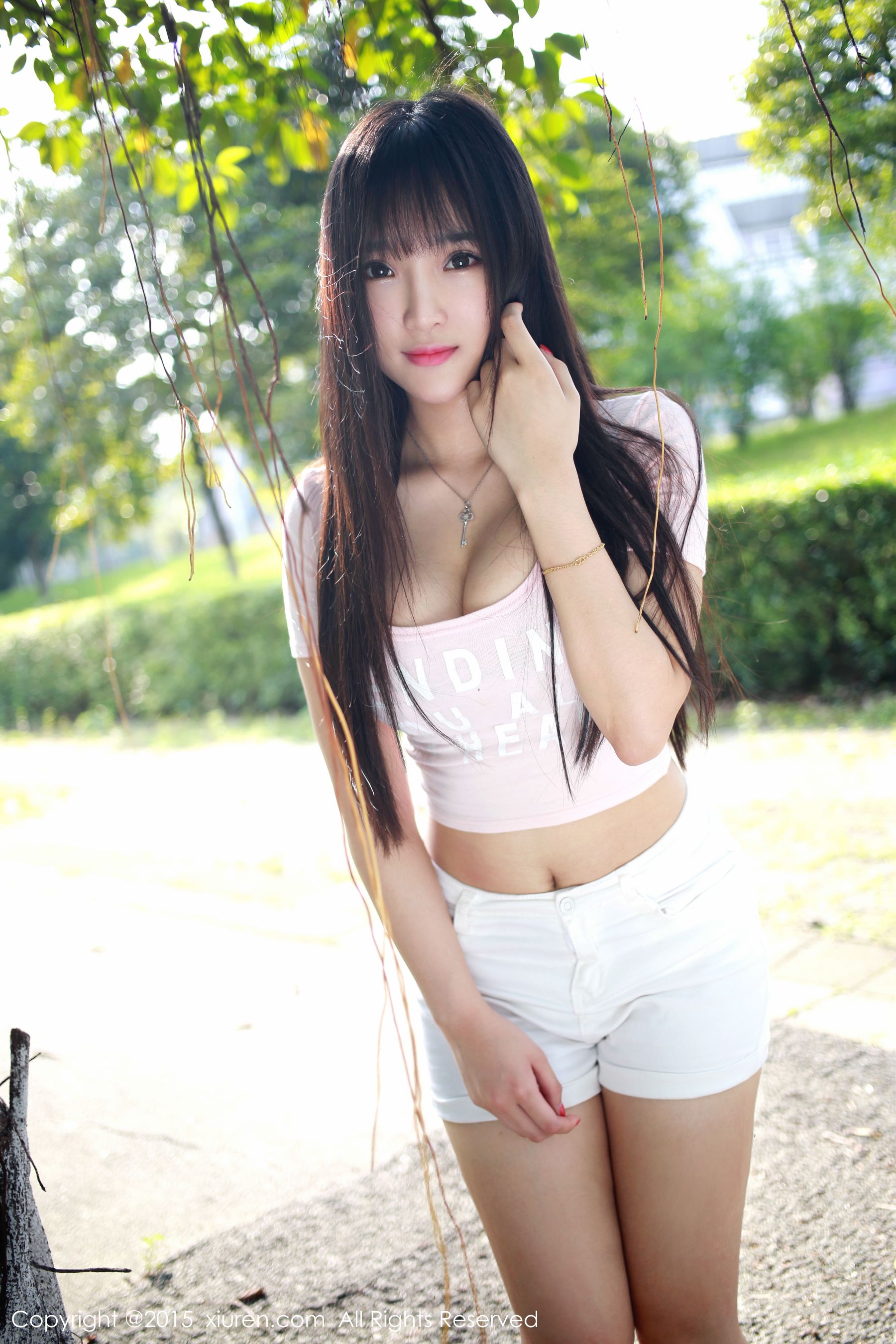 夏瑶baby《清新热裤妹子外拍》 秀人网 No.345插图9