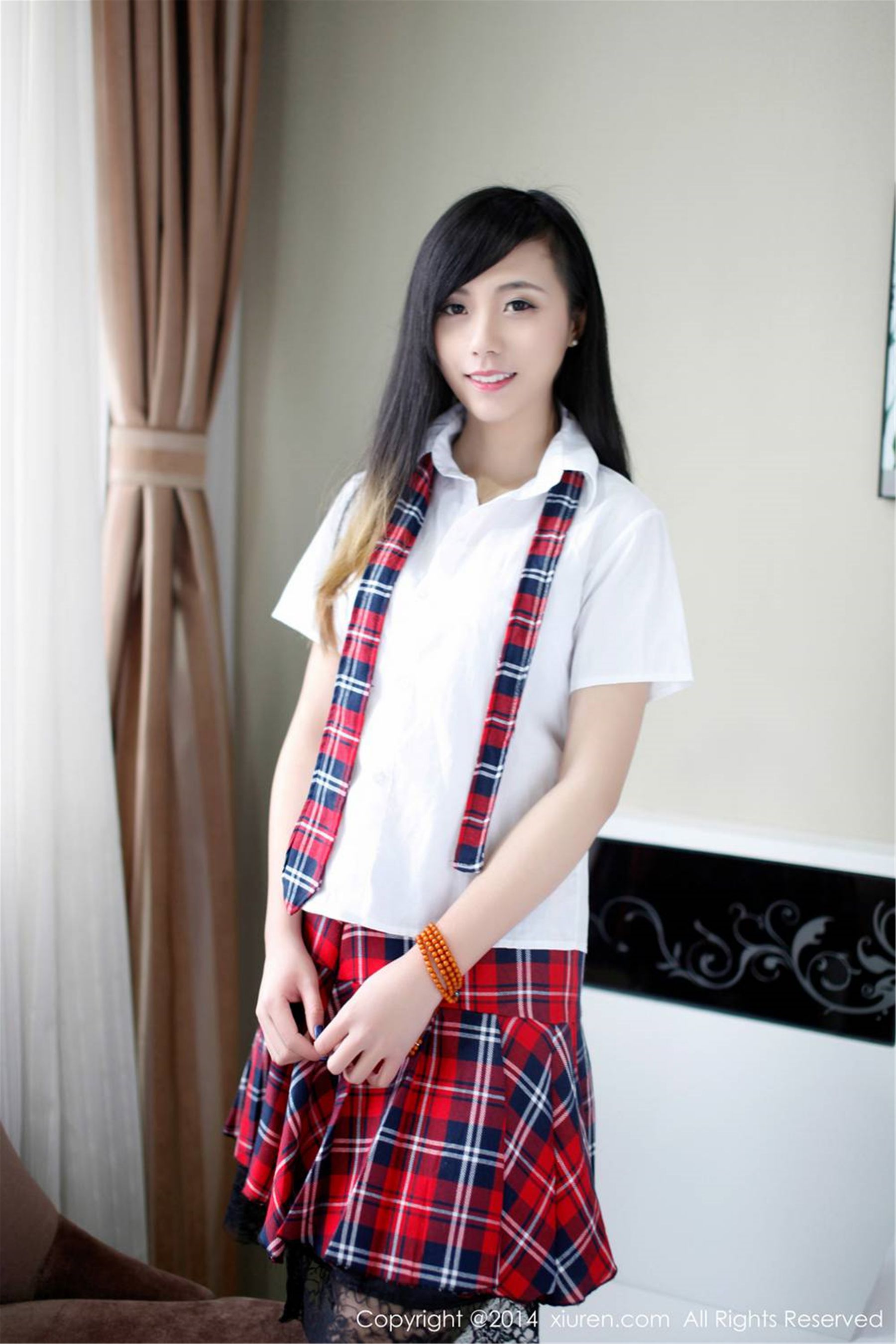 甜美新人模特：谢忱倬 秀人网 No.254插图2