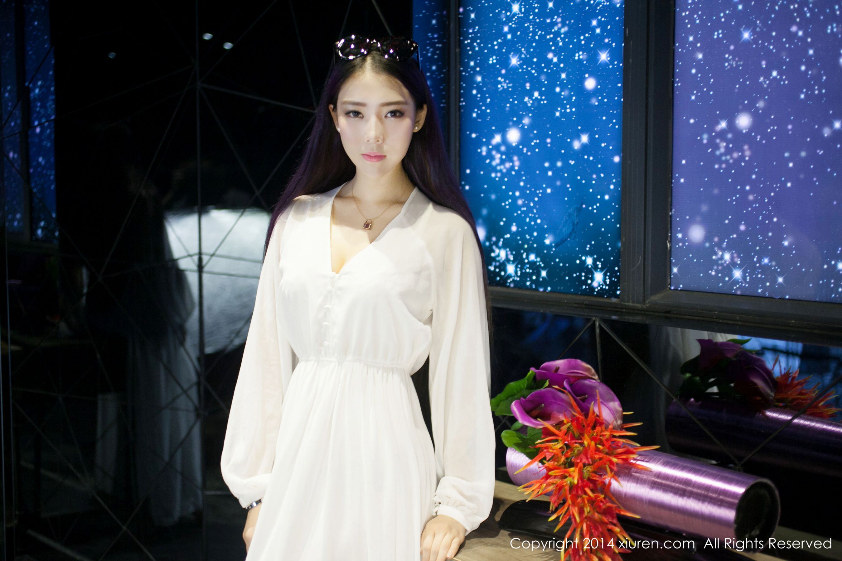 夢娜Vanessa《款款而来的特级女神》 秀人网 No.131插图2