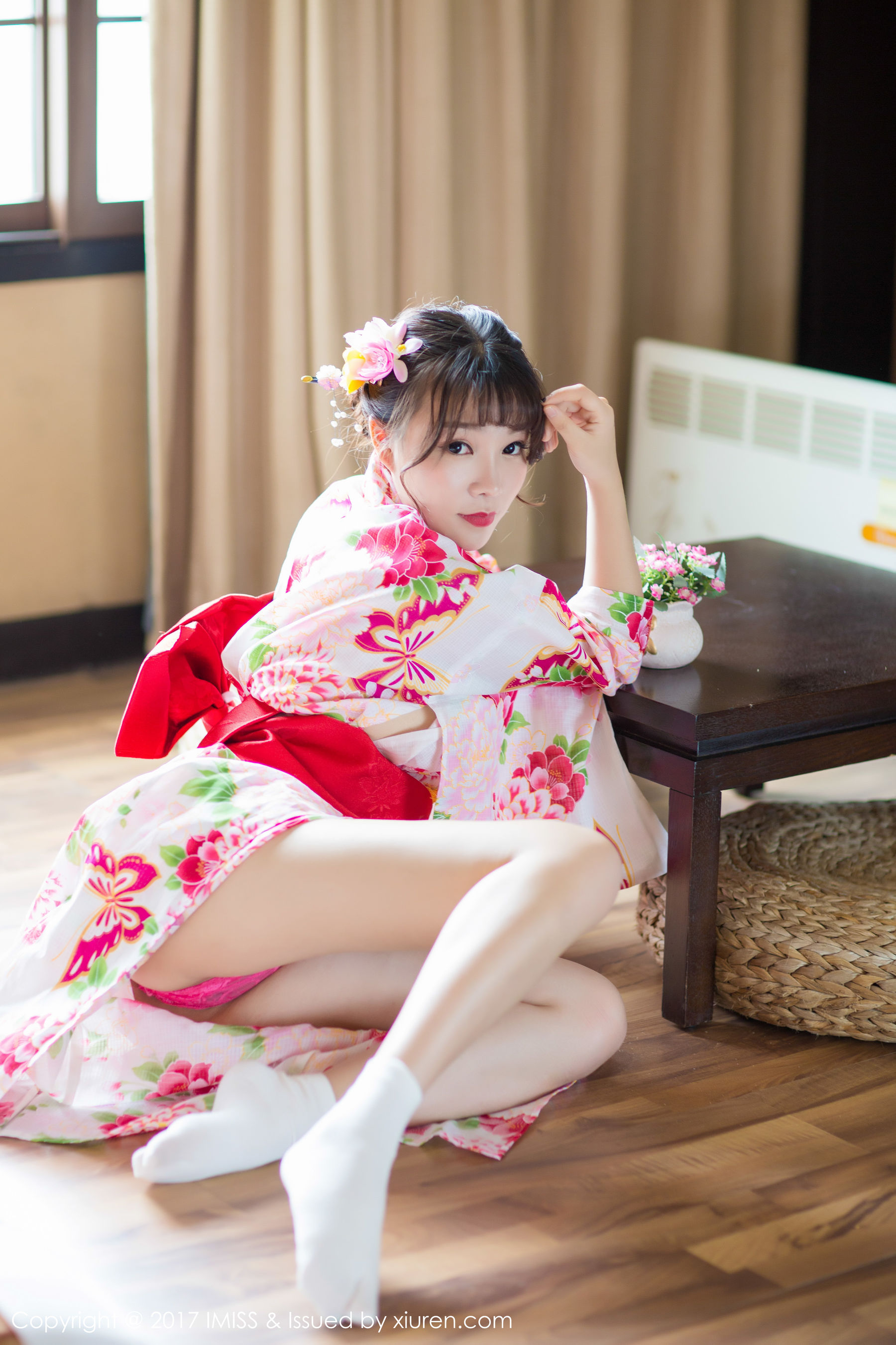 芝芝Booty《日系和服+迷你比基尼》 爱蜜社 VOL.170插图7