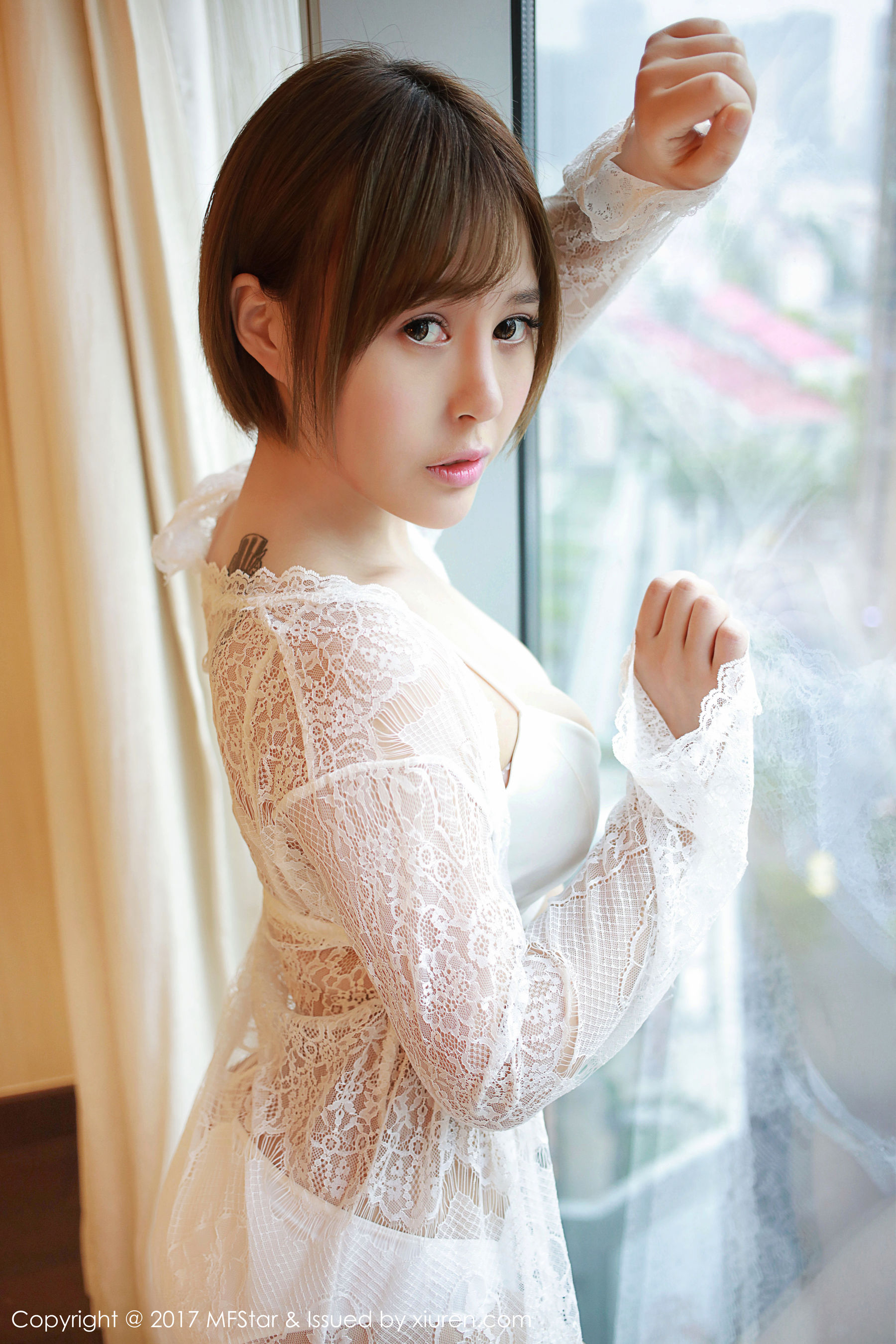 Evelyn艾莉《蕾丝半透内衣》 模范学院 Vol.099插图3