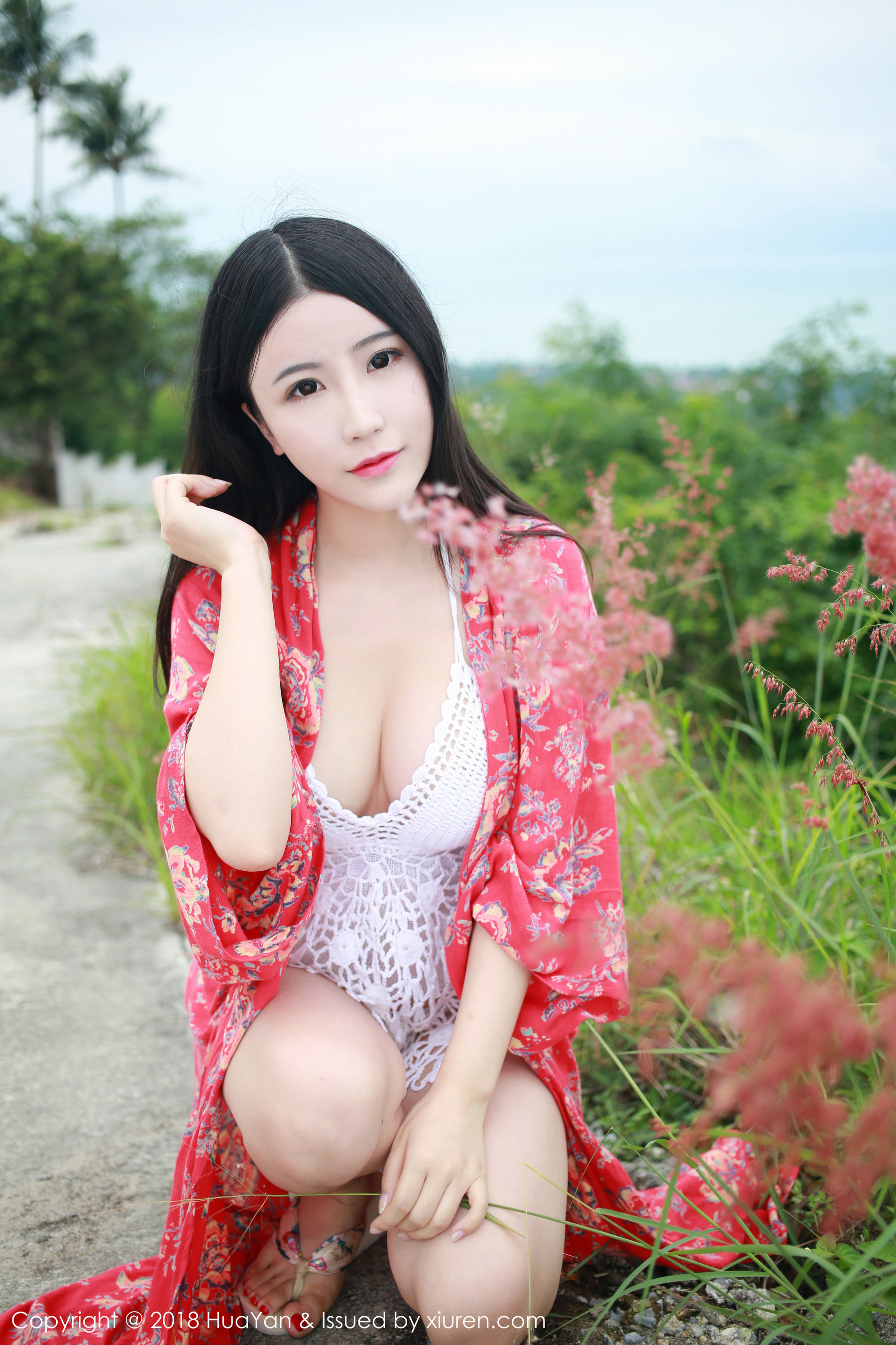 谢芷馨Sindy《泰国苏梅岛旅拍》第2套 花の颜 Vol.055插图1