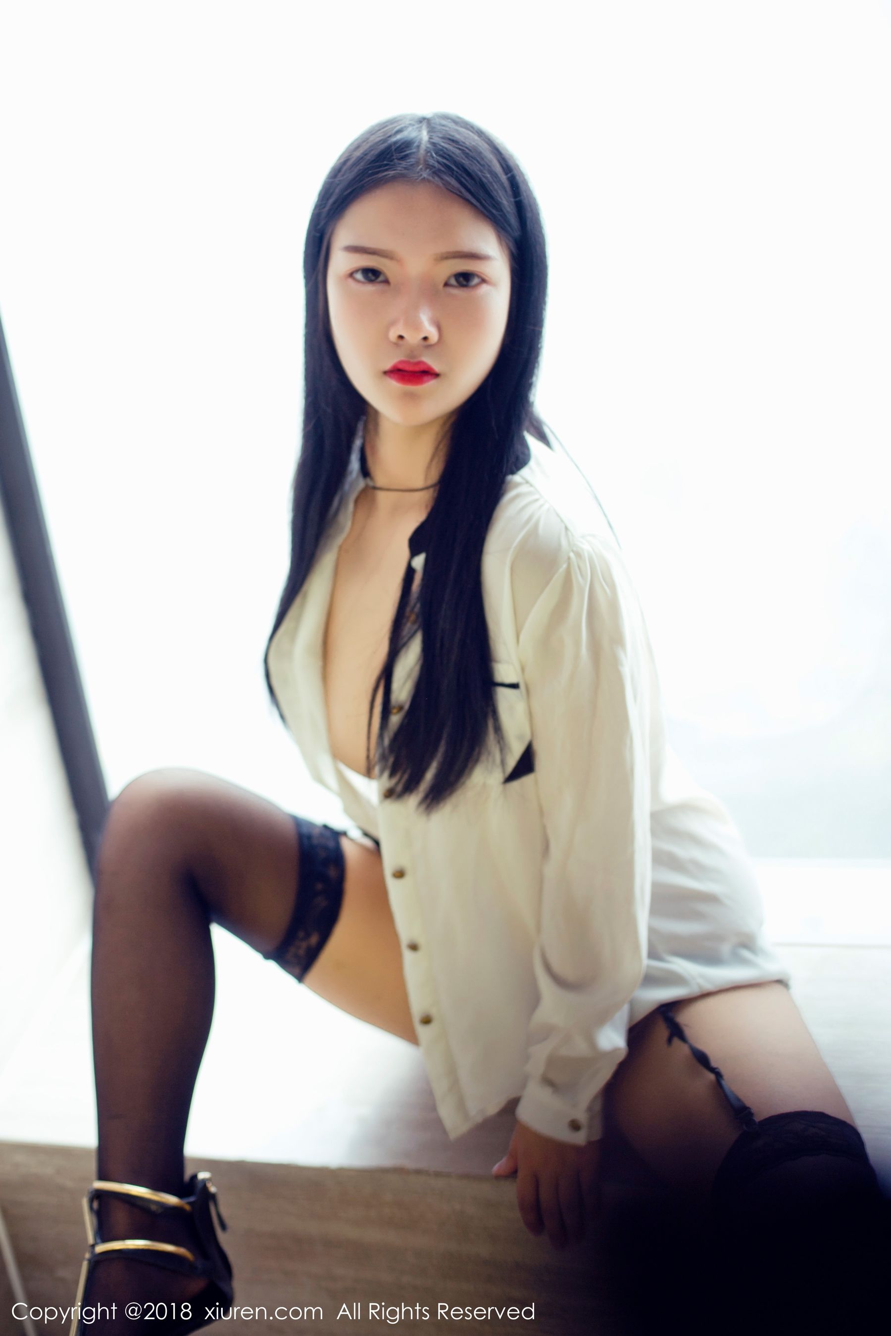 凌希儿《高冷欧码学生妹》 秀人XIUREN No.1008插图6