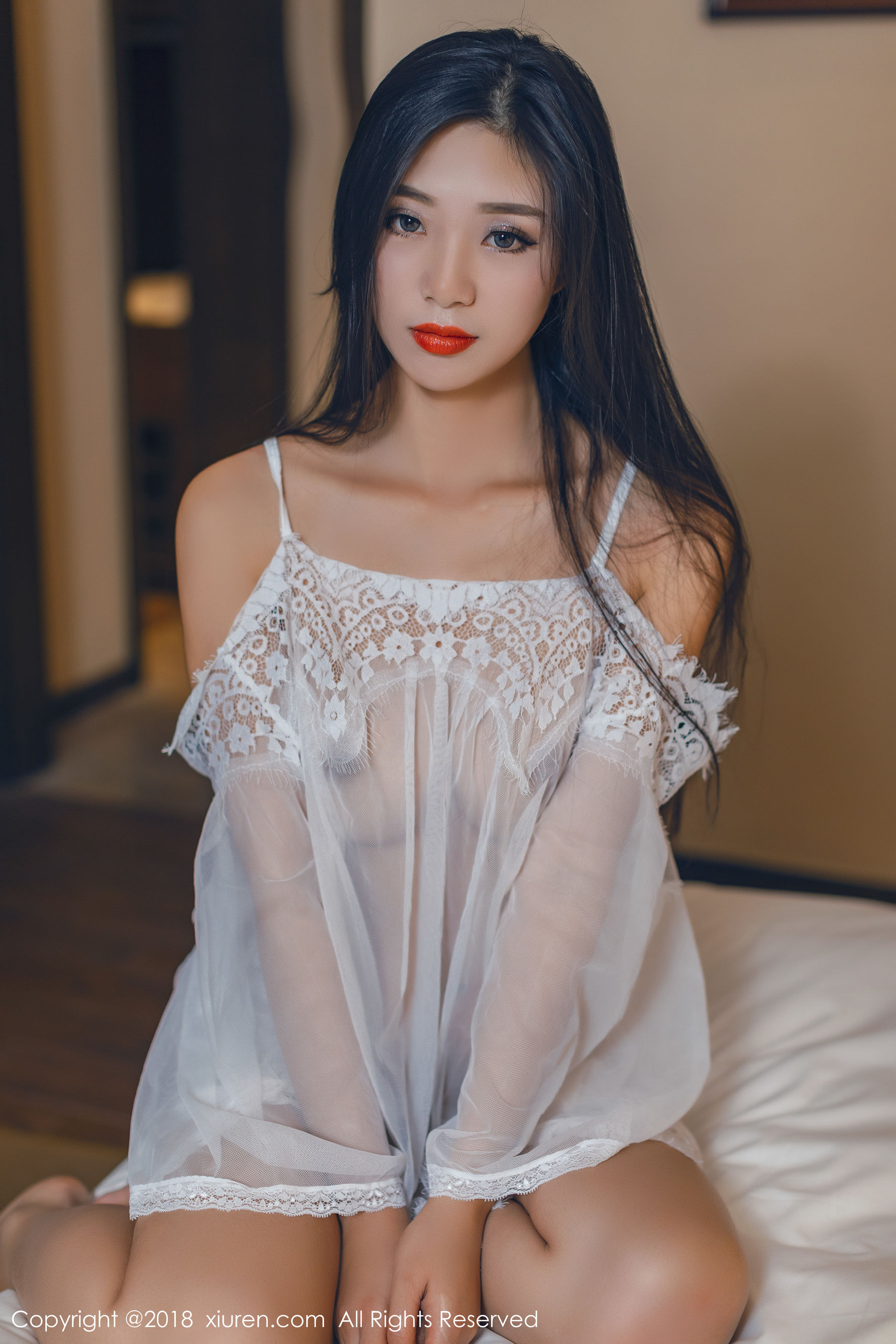 性感女神@宋-KiKi《轻纱装》 秀人XIUREN No.992插图6