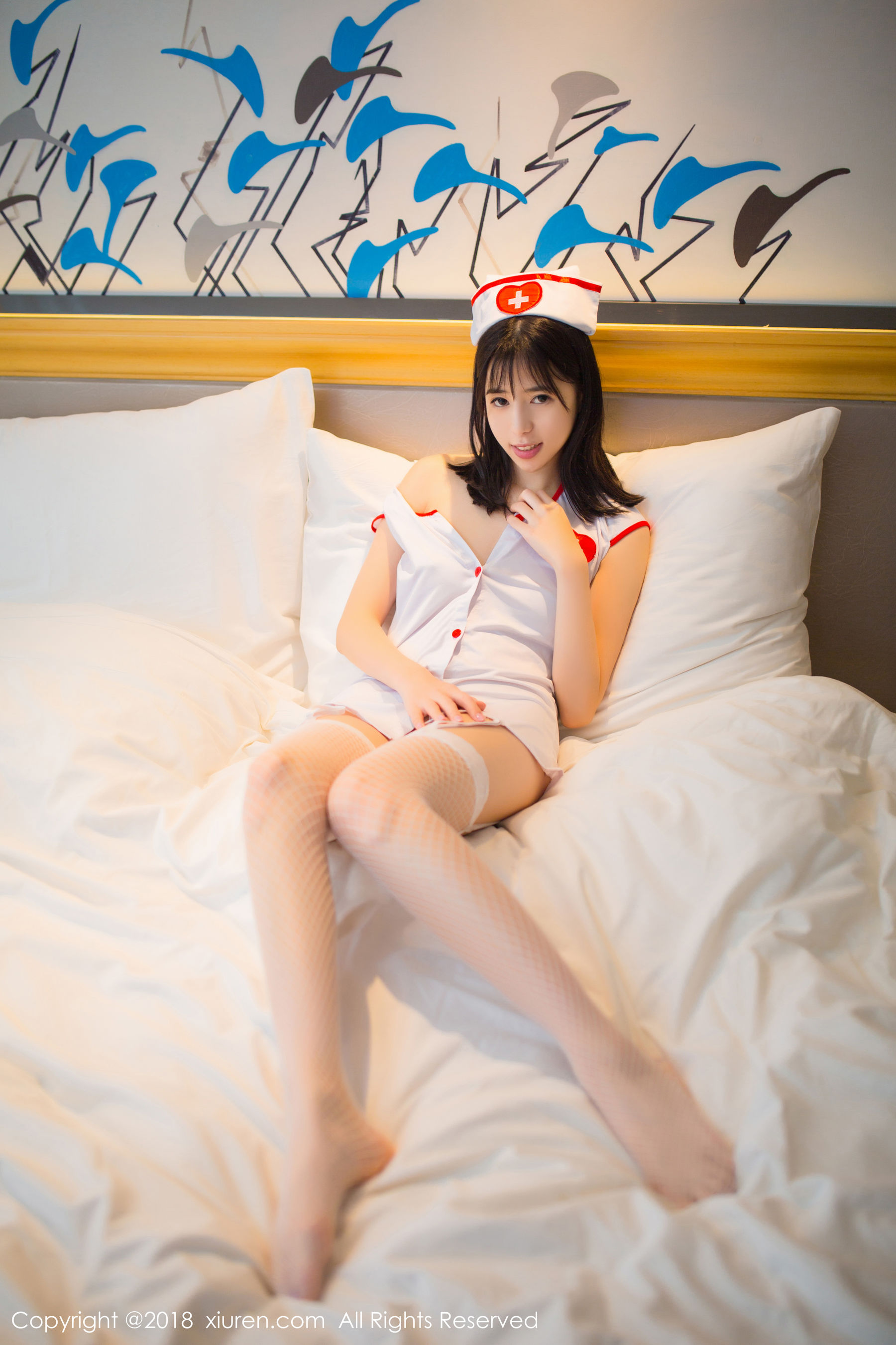 艾栗栗栗栗栗栗吖《温柔贴心的护士》 秀人XIUREN No.996插图4