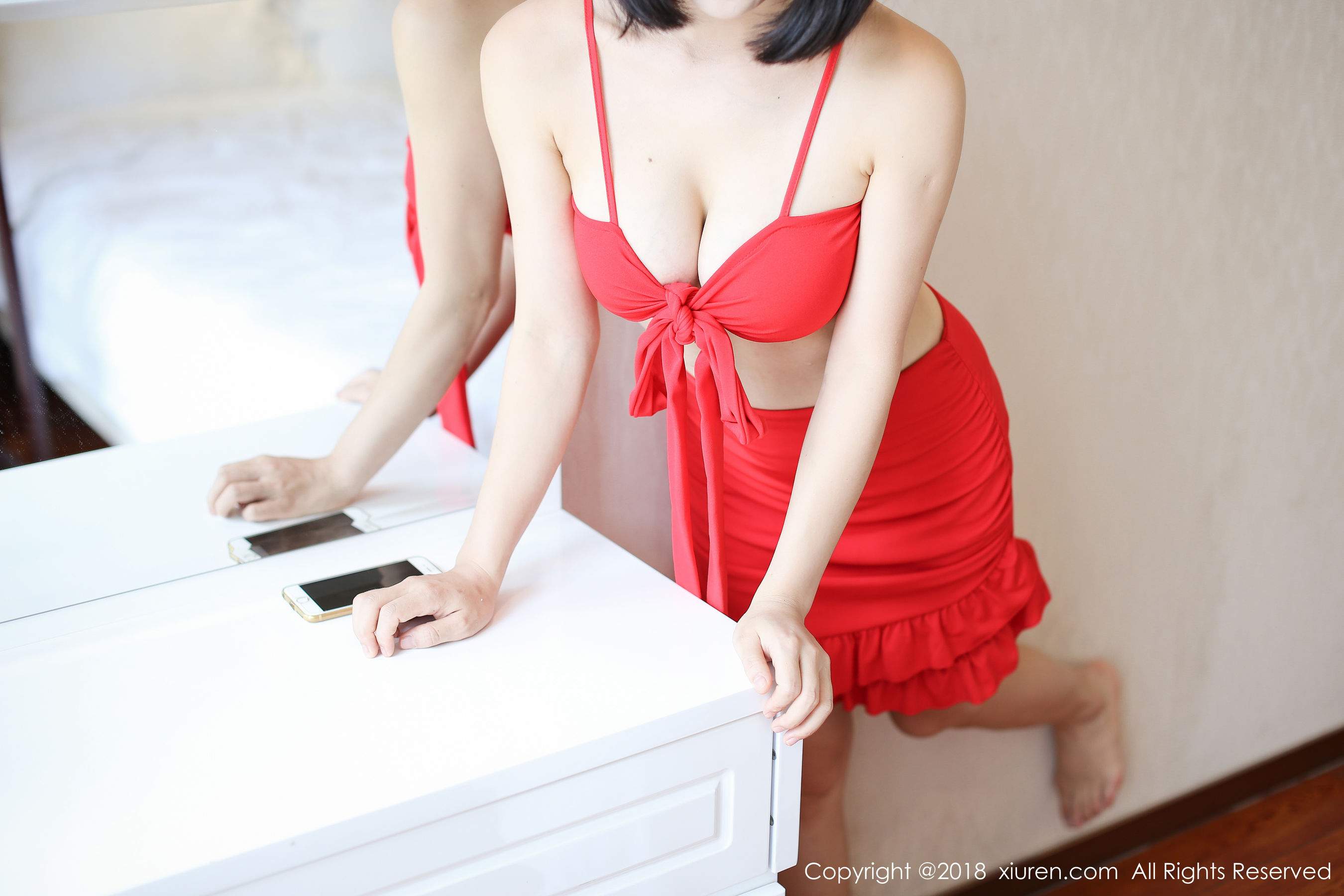 模特@小探戈《玉体浑如雪》 秀人XIUREN No.1001插图8