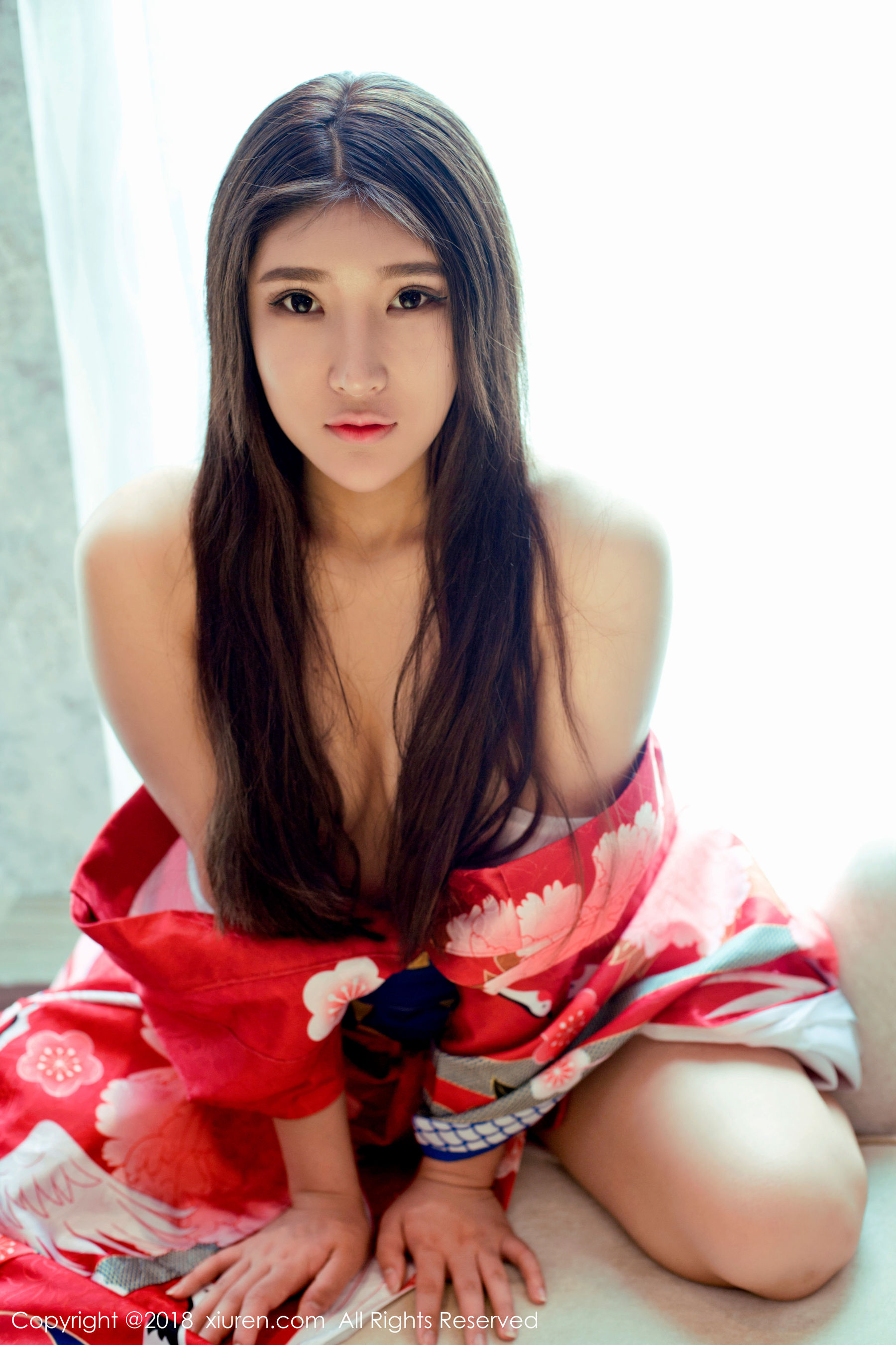 当然是小熊呀《比基尼和日本花魁和服》 秀人网XIUREN No.973插图3