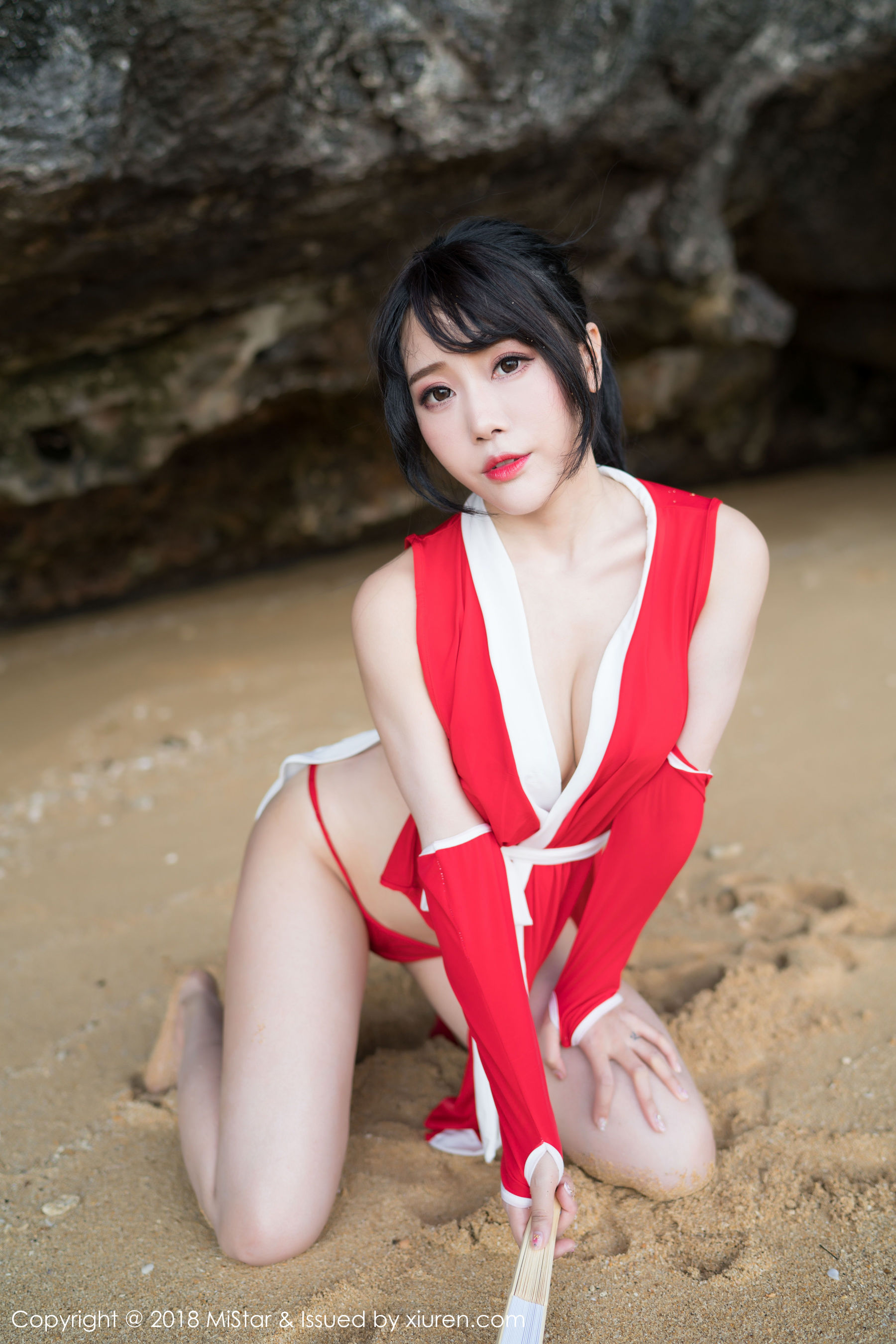 兜豆靓Youlina《外拍COS不知火舞与DVA》 魅妍社 VOL.215