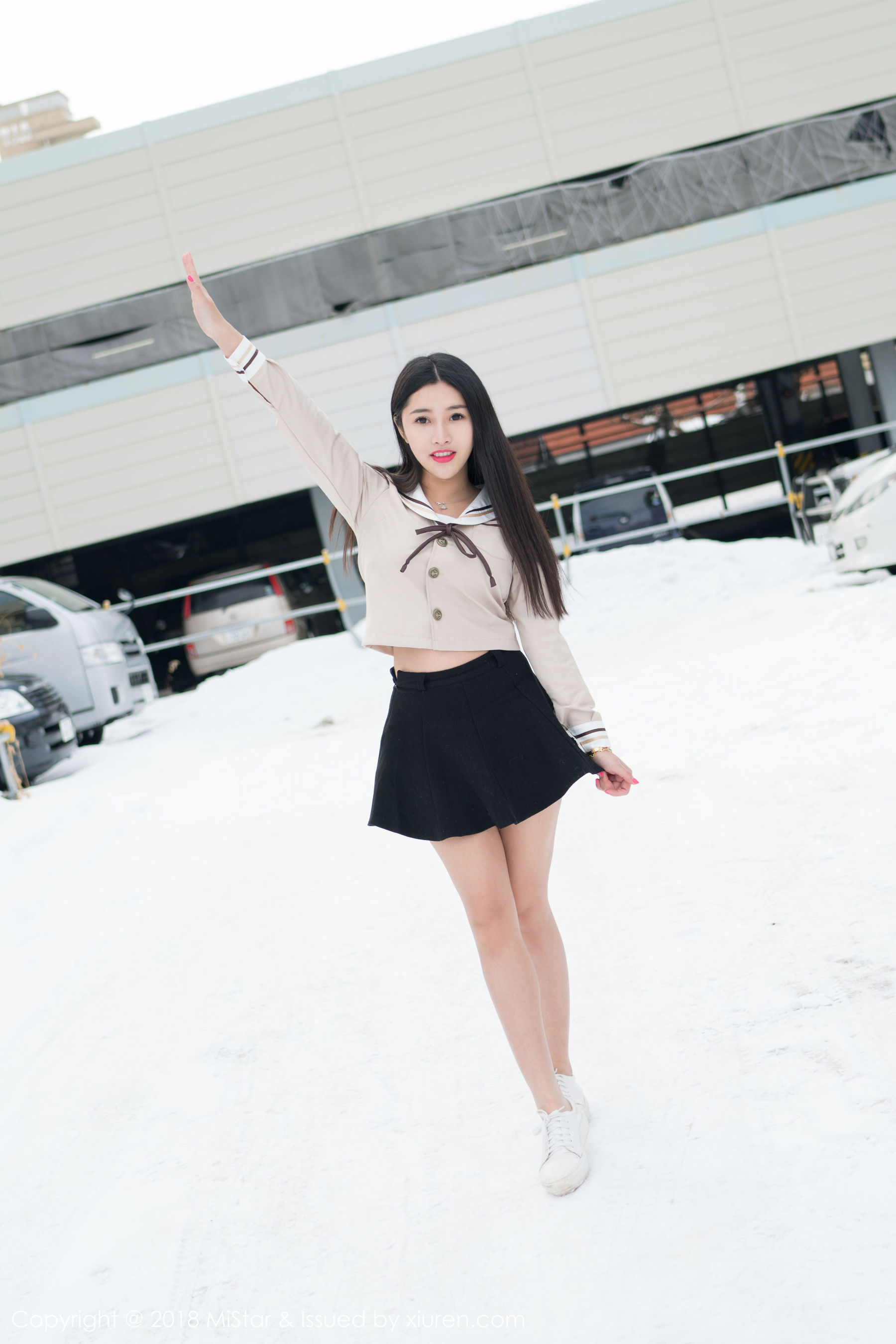 陈嘉嘉Tiffany《雪中有佳人+性感肚兜》 魅妍社 VOL.216插图5