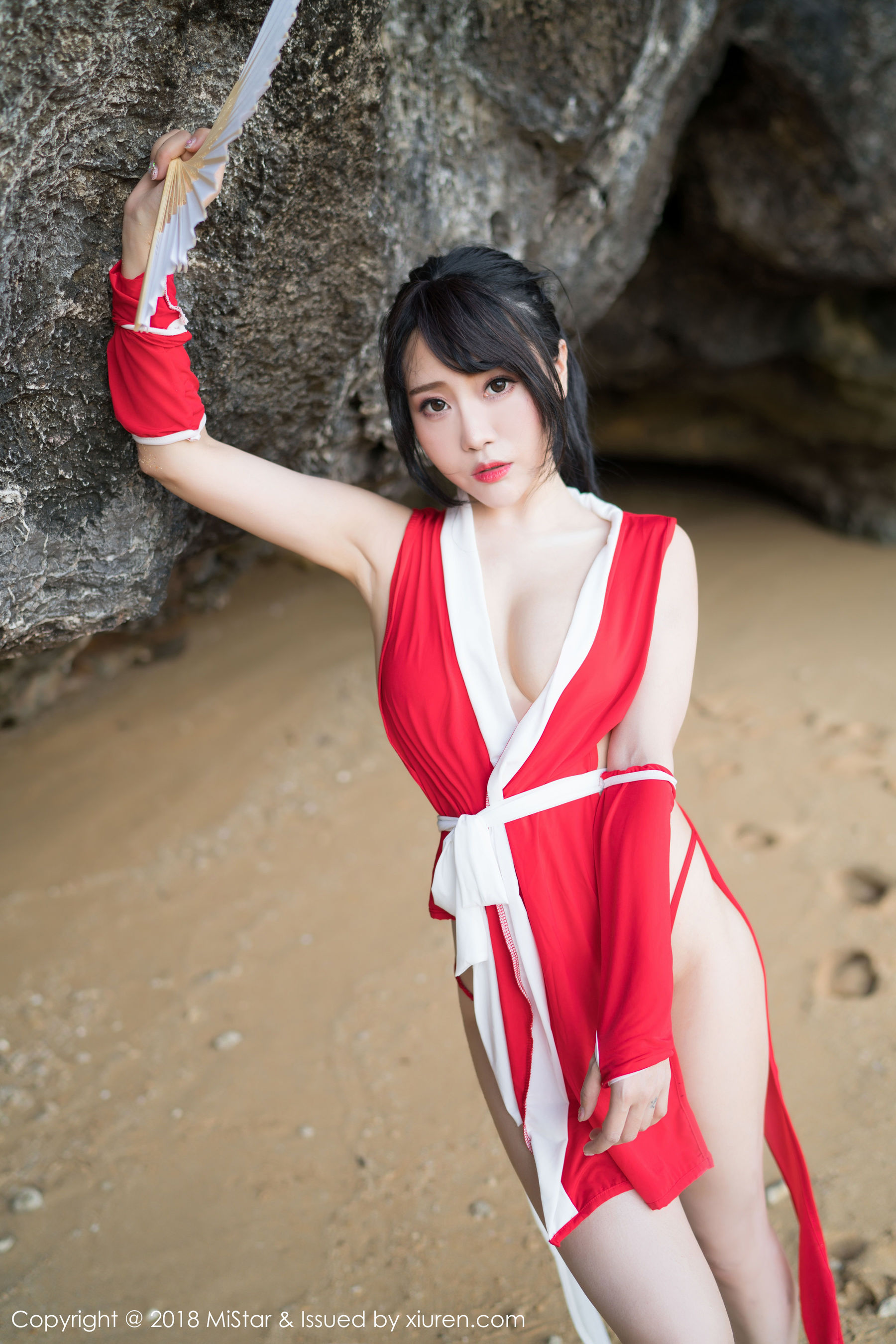 兜豆靓Youlina《外拍COS不知火舞与DVA》 魅妍社 VOL.215插图6