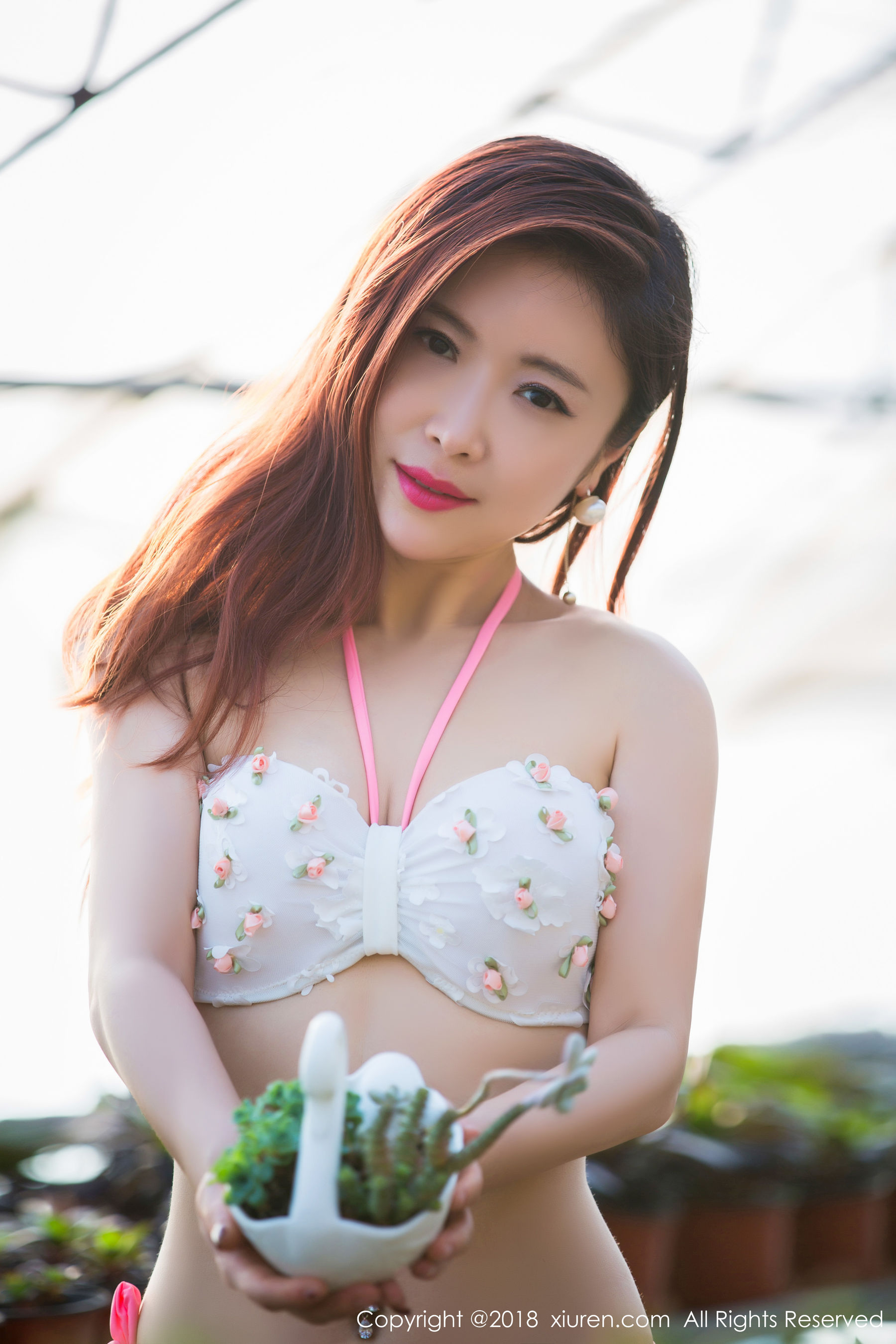 西希白兔《花房》 秀人 No.924插图5