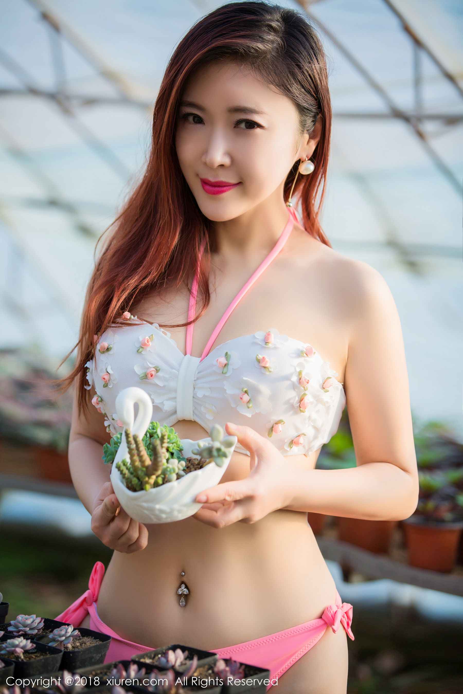 西希白兔《花房》 秀人 No.924插图4