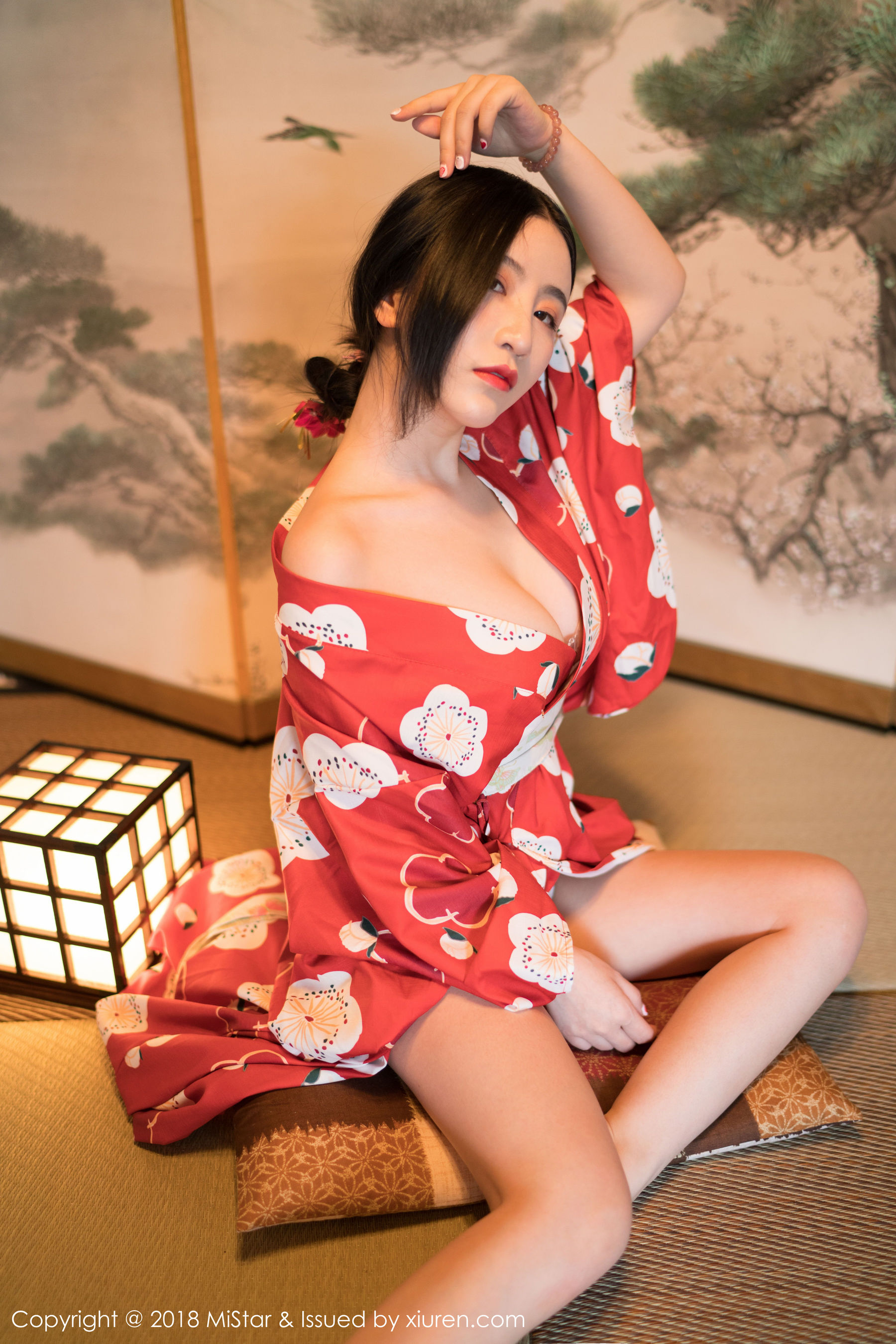 谢芷馨Sindy《娇艳红色和服》 魅妍社 VOL.210插图3