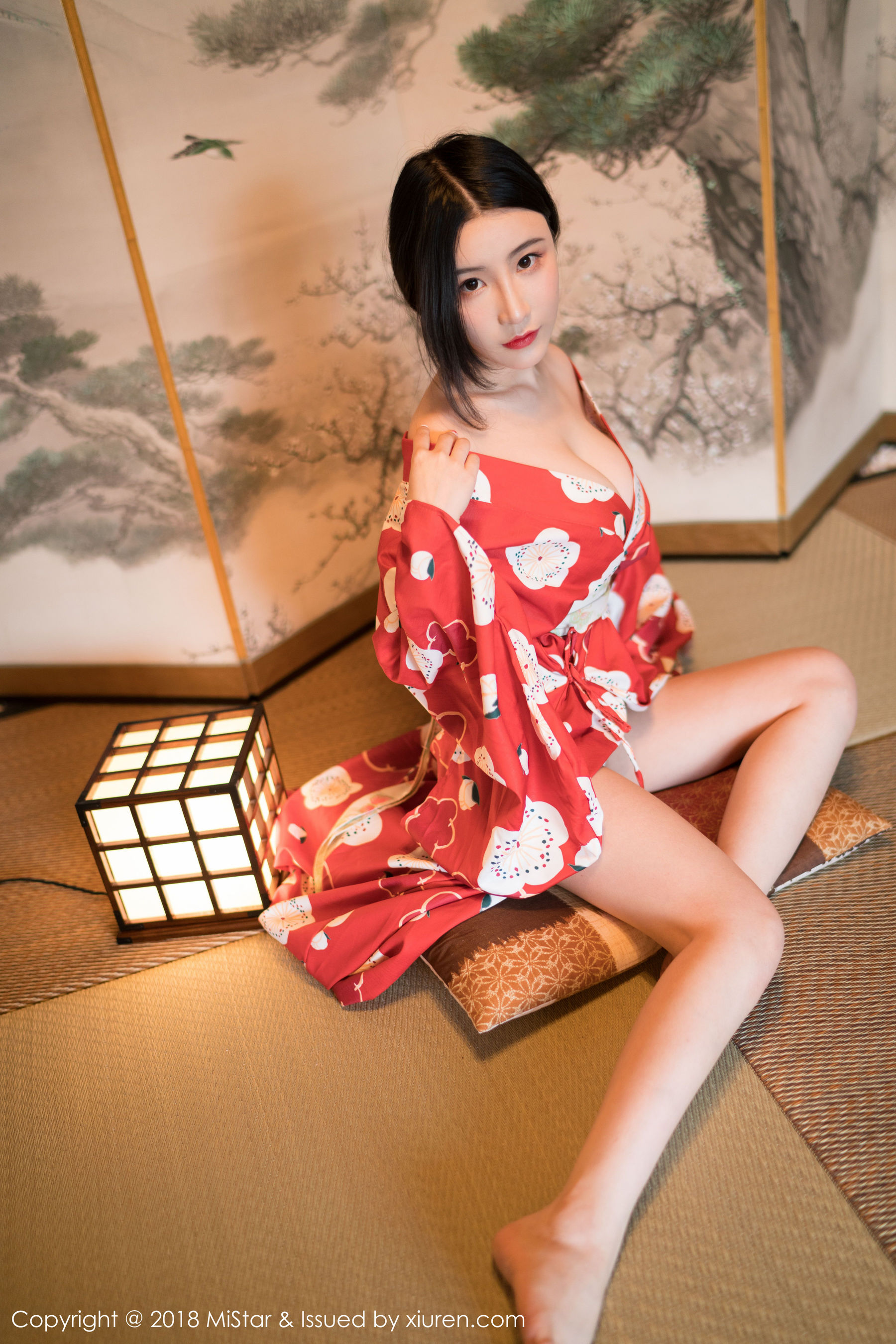 谢芷馨Sindy《娇艳红色和服》 魅妍社 VOL.210插图2