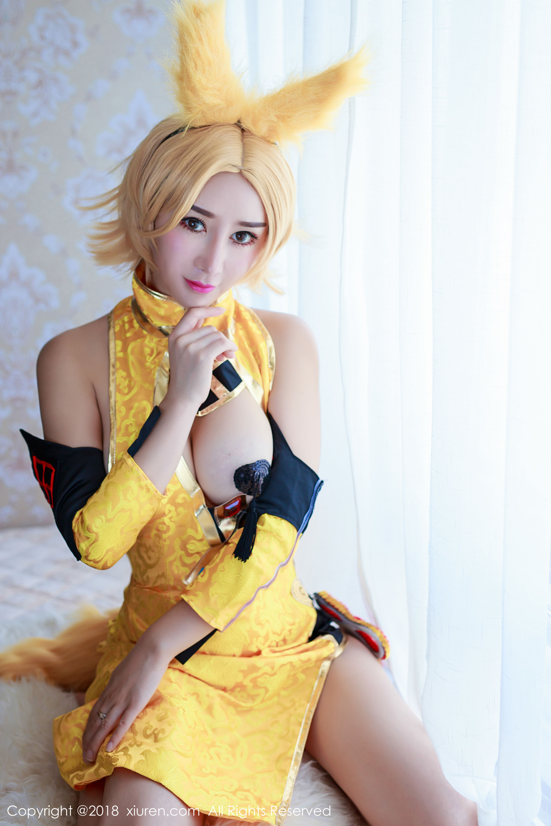 邹晶晶女王《王者荣耀妲己COS》 秀人 No.937插图3