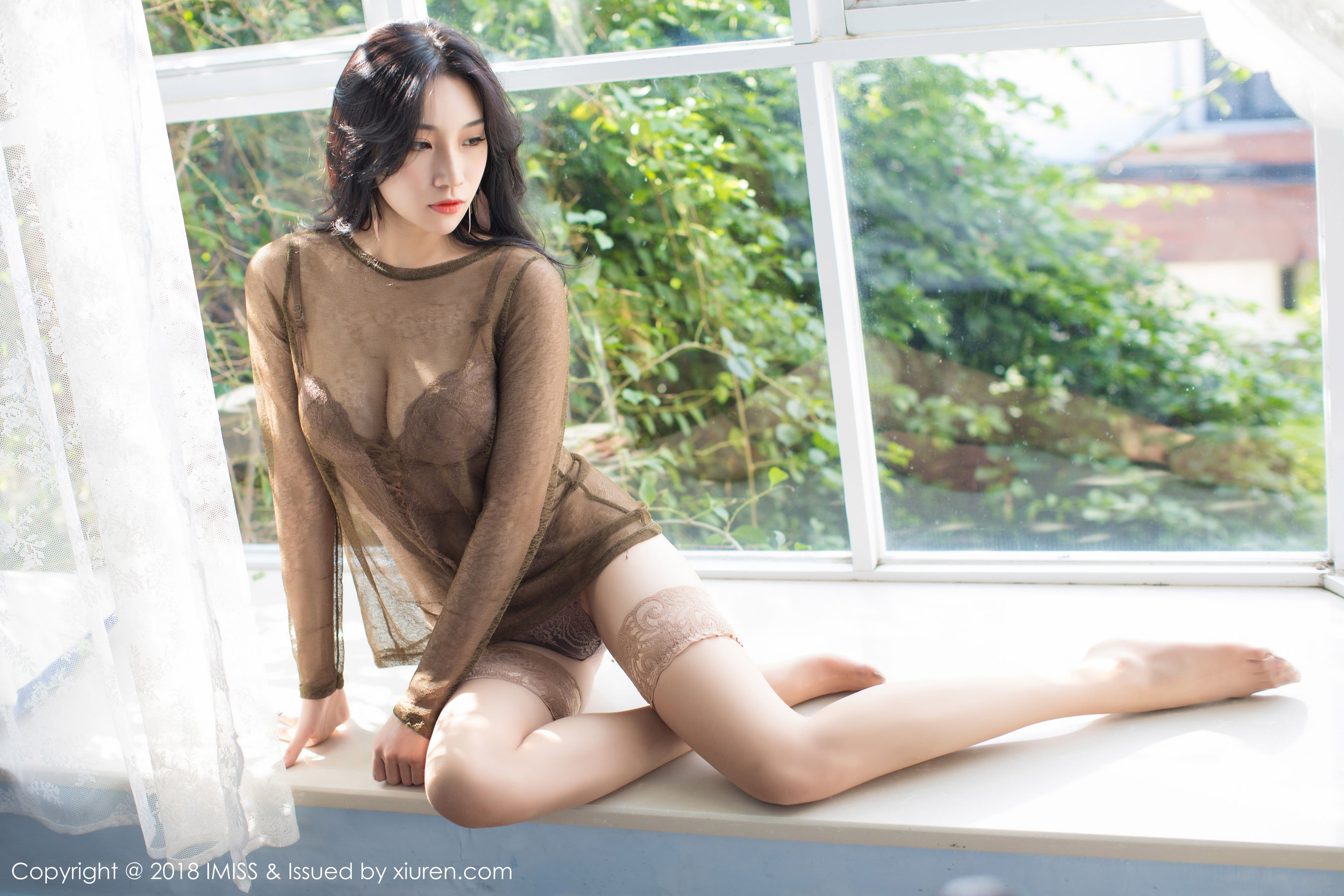 小狐狸Sica《极致诱惑的丝袜美腿系列》 爱蜜社IMiss Vol.218插图5