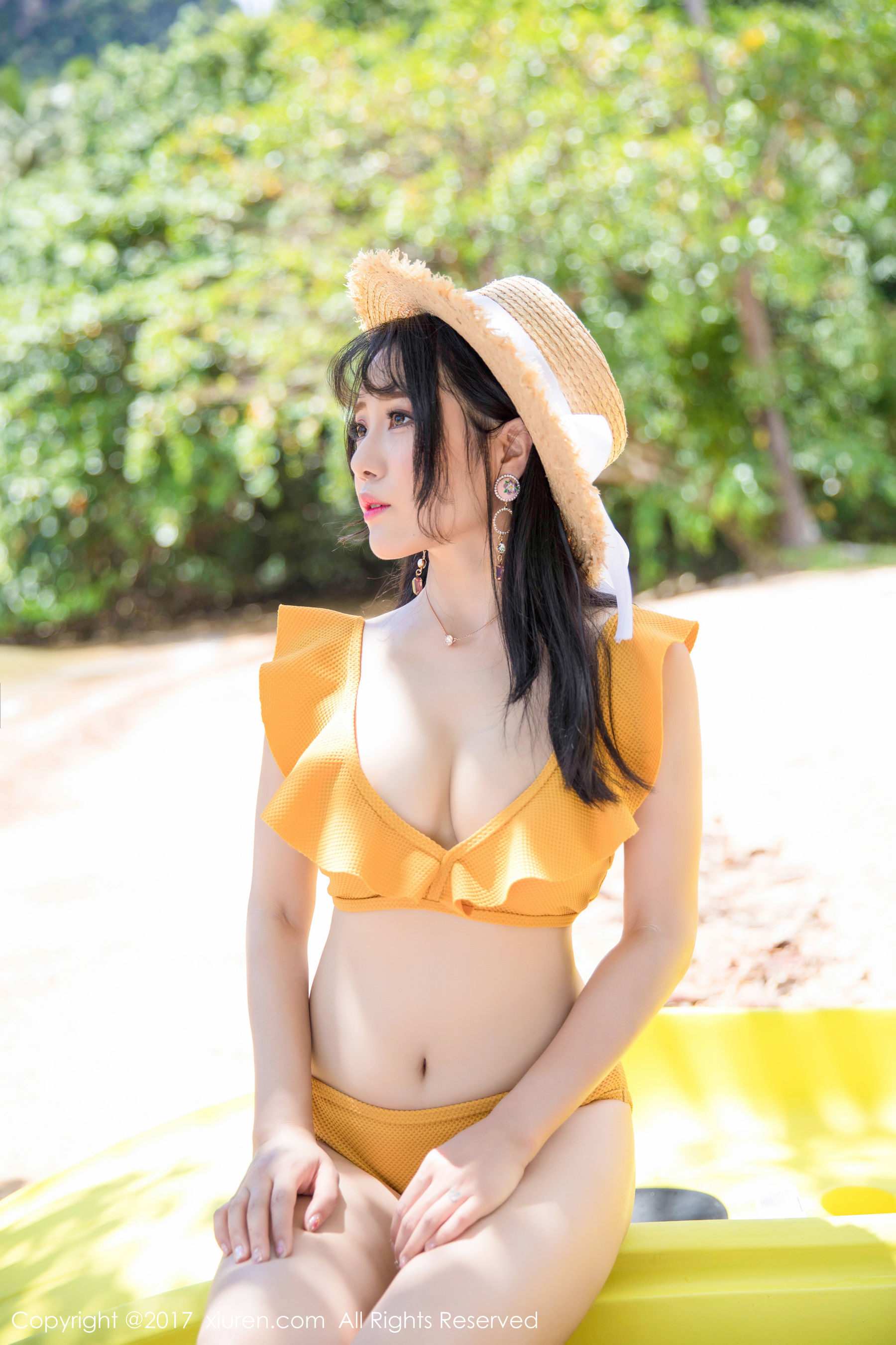 兜豆靓Youlina《田园风仙子》 秀人 NO.855插图1