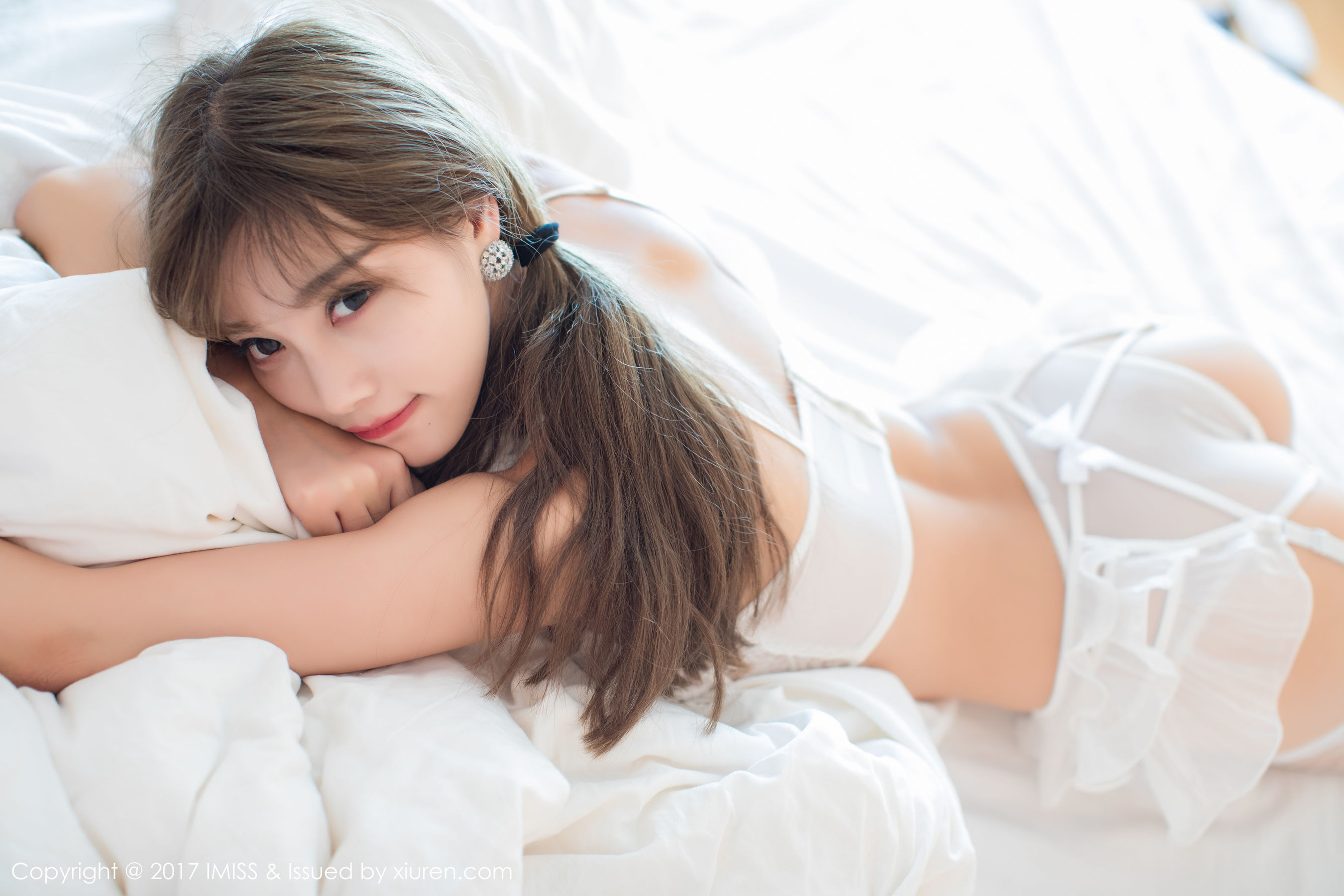杨晨晨sugar《蕾丝网袜与性感比基尼》 爱蜜社IMiss Vol.183插图8